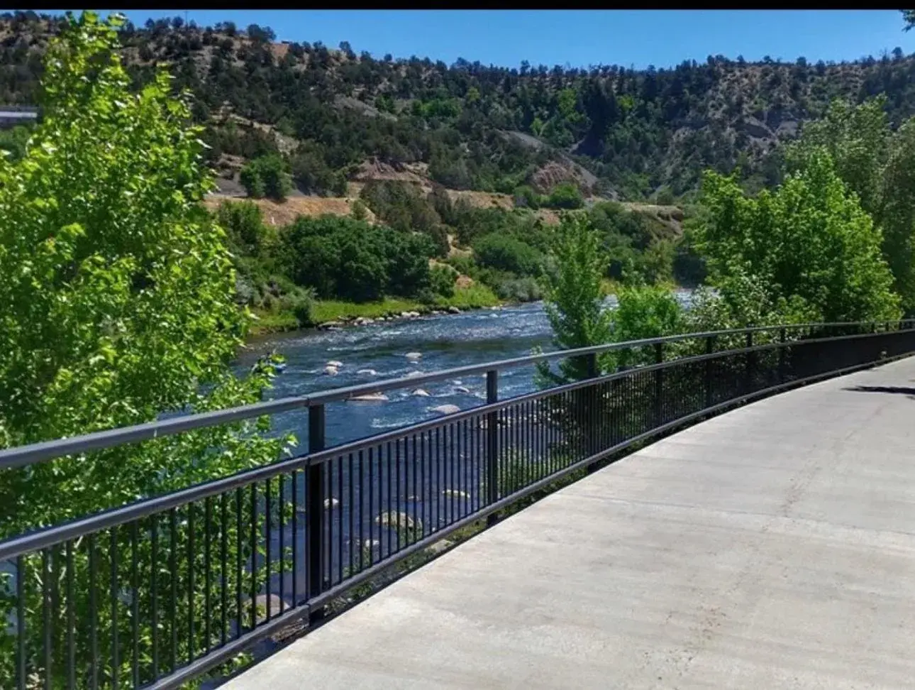 River view in Quality Inn Durango River view in Quality Inn Durango