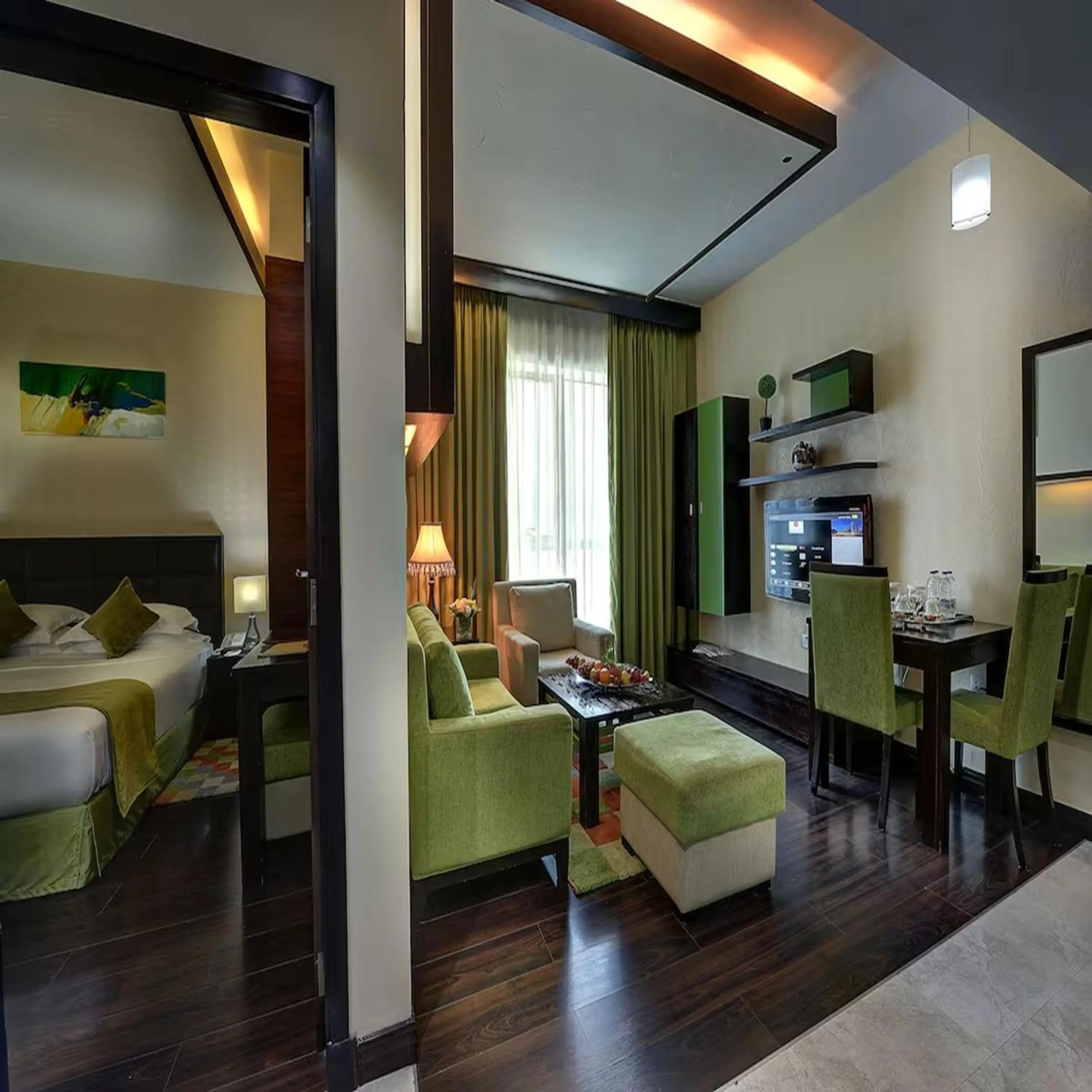 TV and multimedia, Bed in Sunday Marina View Hotel Apartments