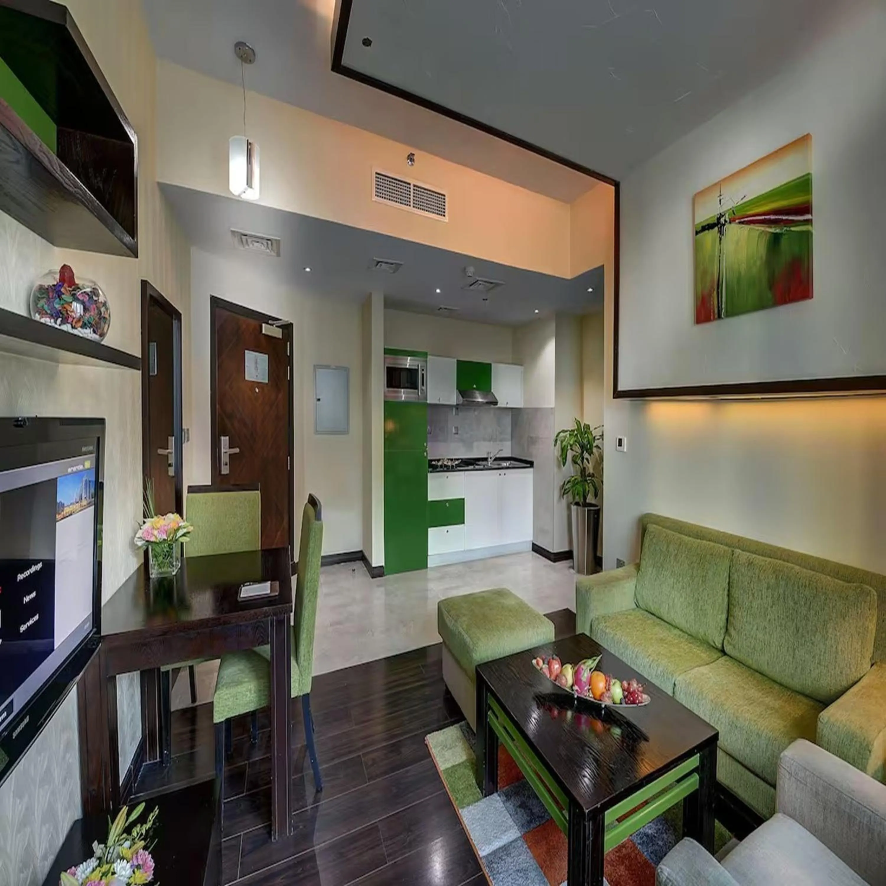 TV and multimedia in Sunday Marina View Hotel Apartments