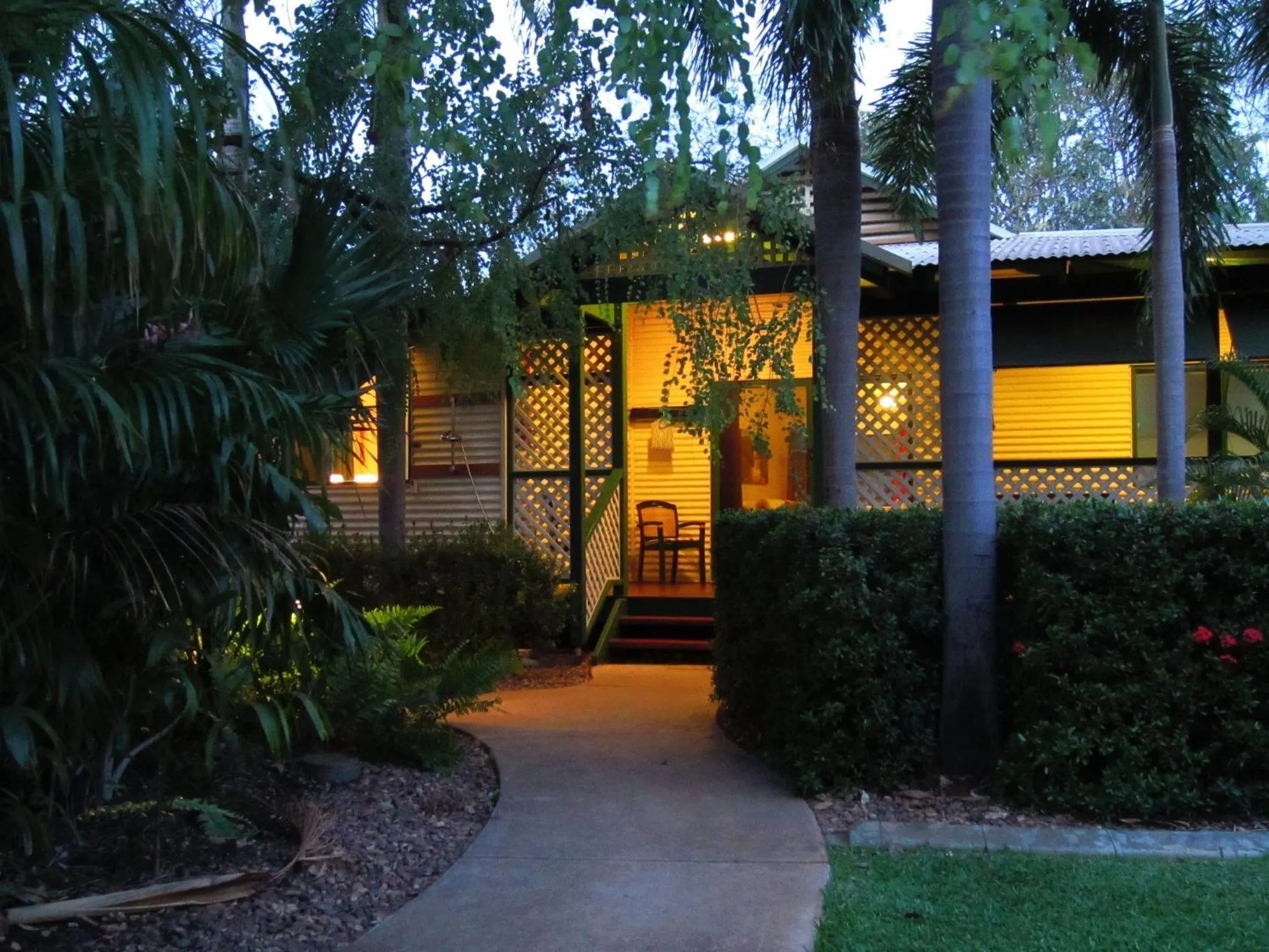Patio in Cocos Beach Bungalows