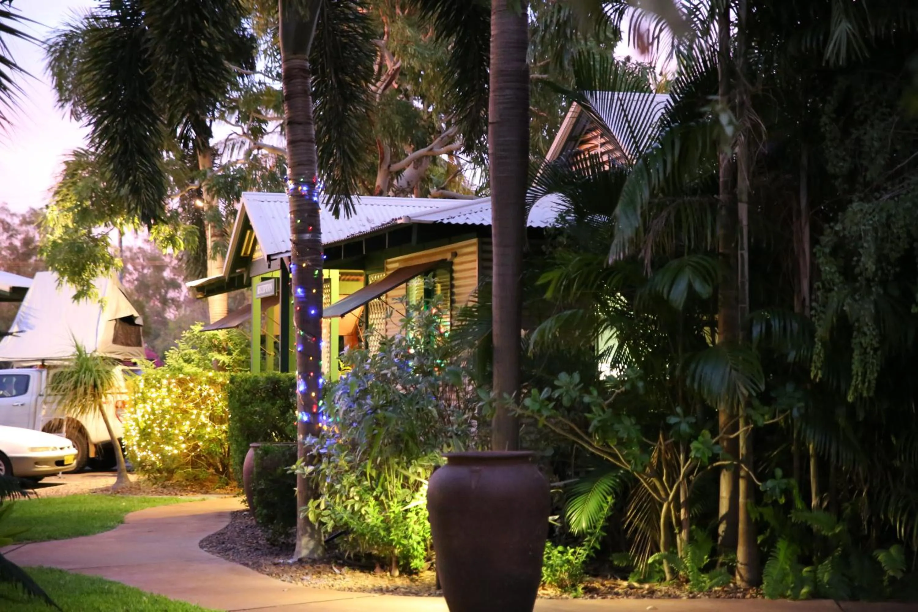 Lobby or reception in Cocos Beach Bungalows