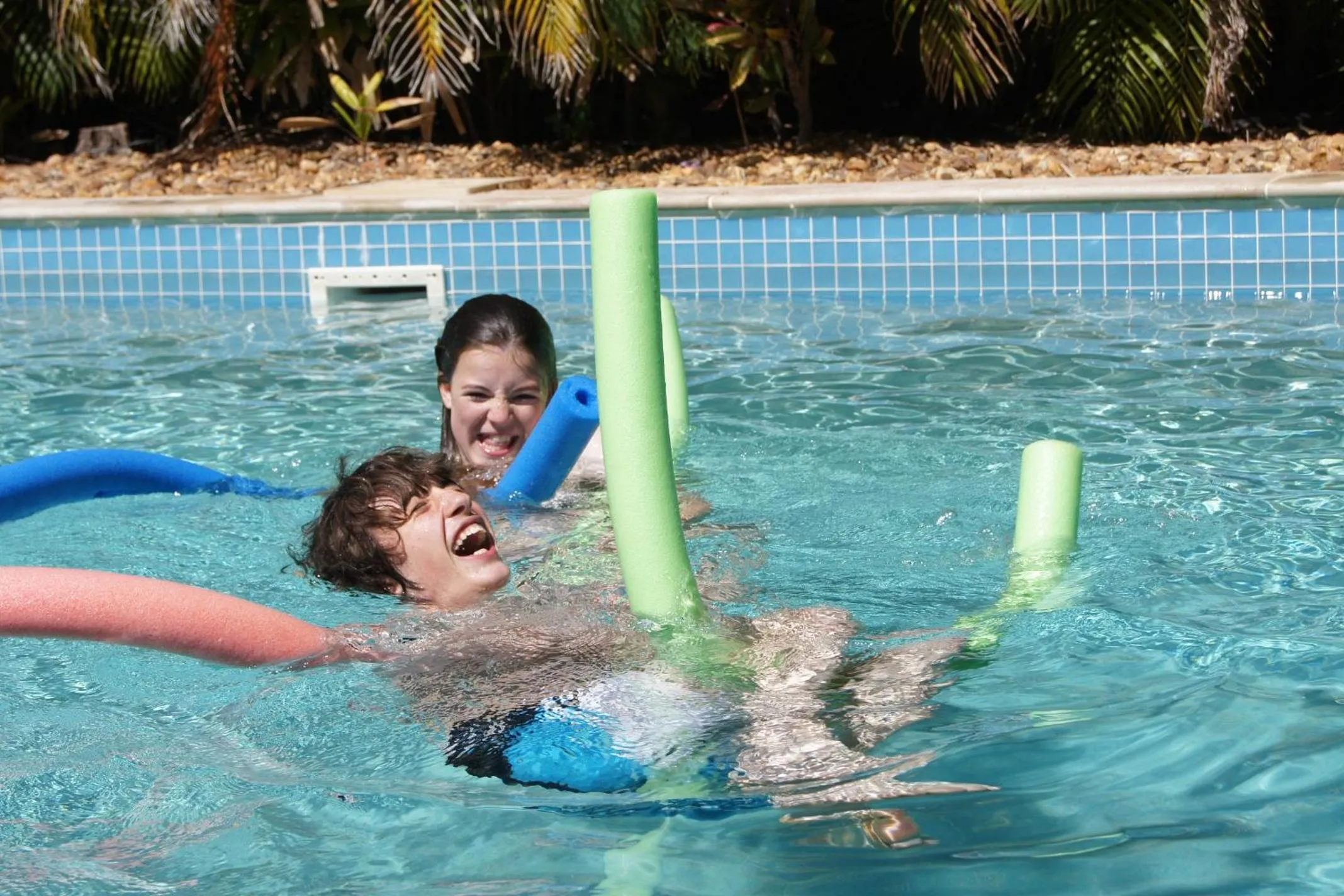 Swimming pool in Cocos Beach Bungalows