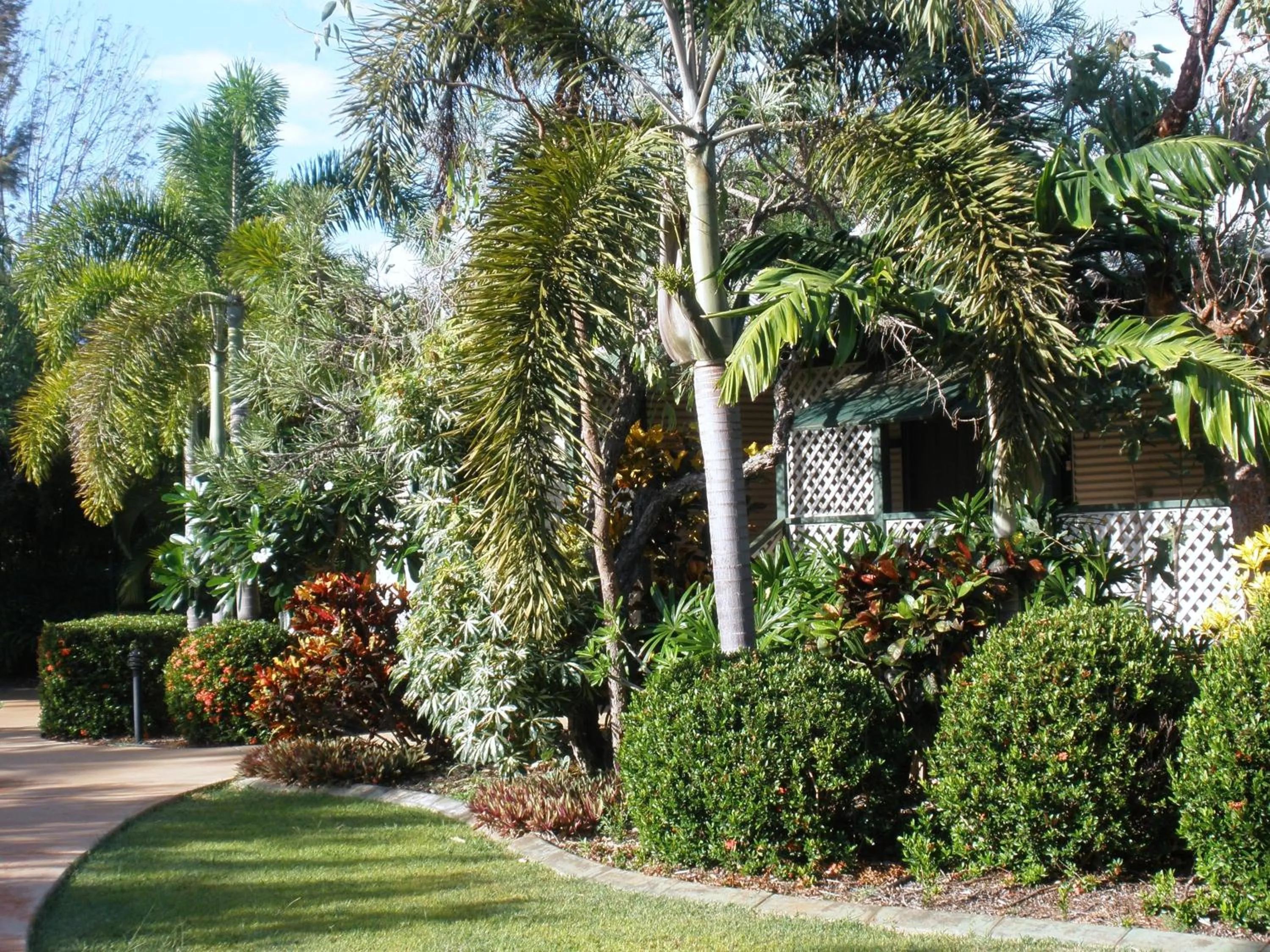 Garden in Cocos Beach Bungalows