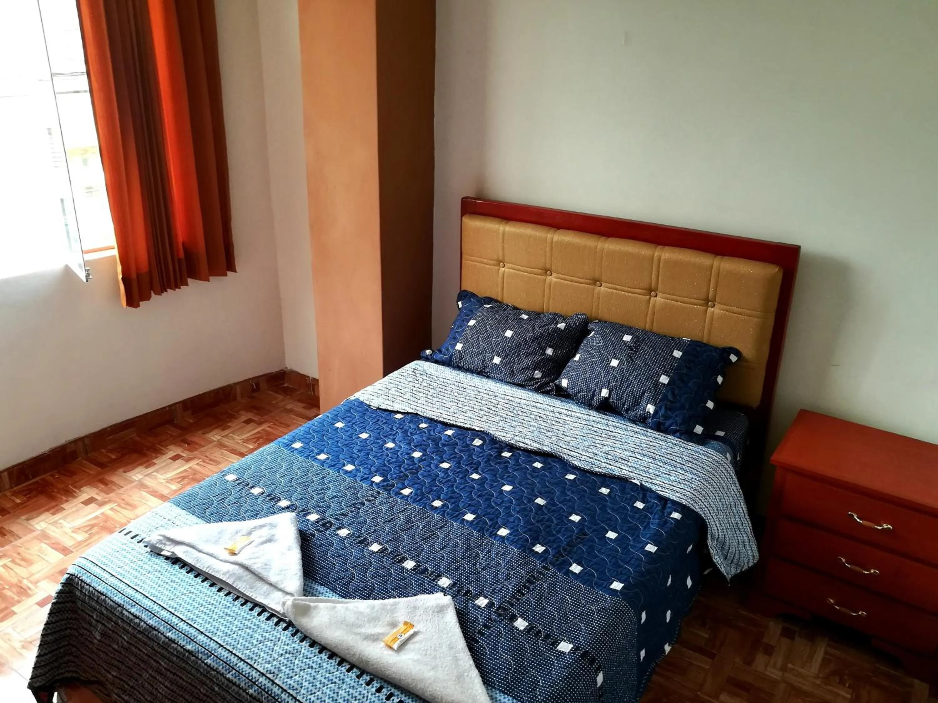 Bed in Hospedaje Central Piura