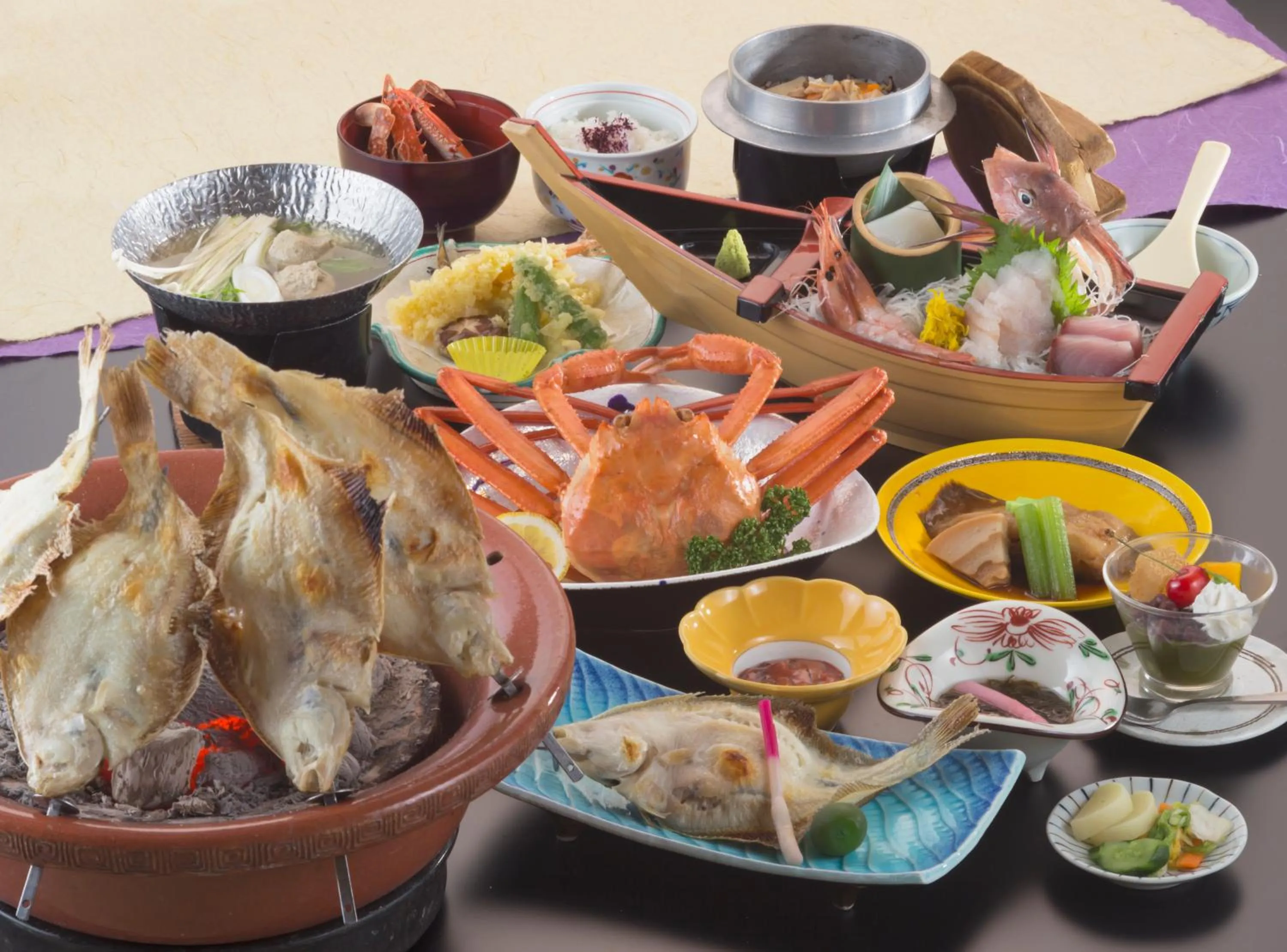 Dinner in Sumiyoshiya