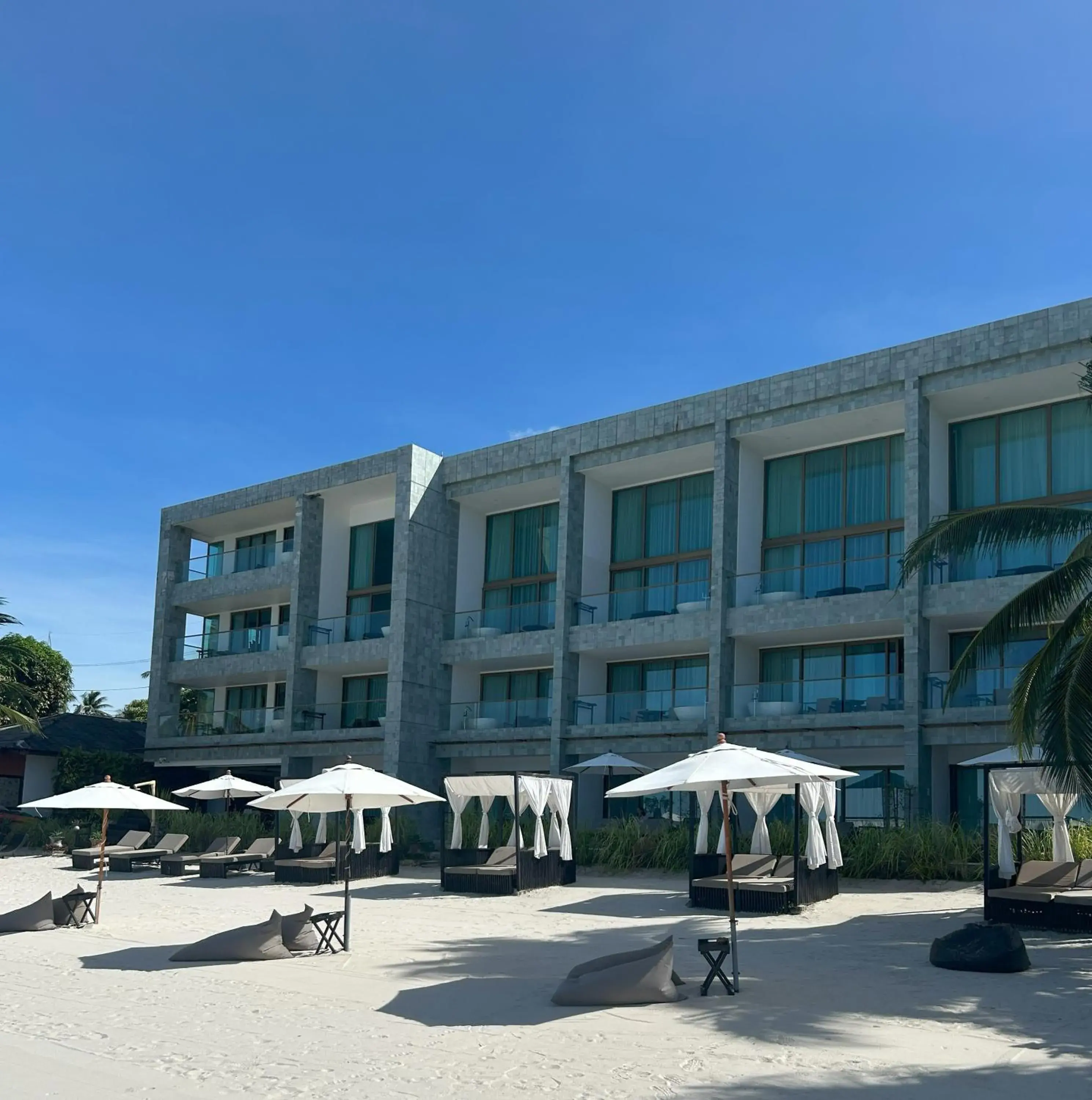 Bird's eye view in The Beach Samui Bird's eye view in The Beach Samui