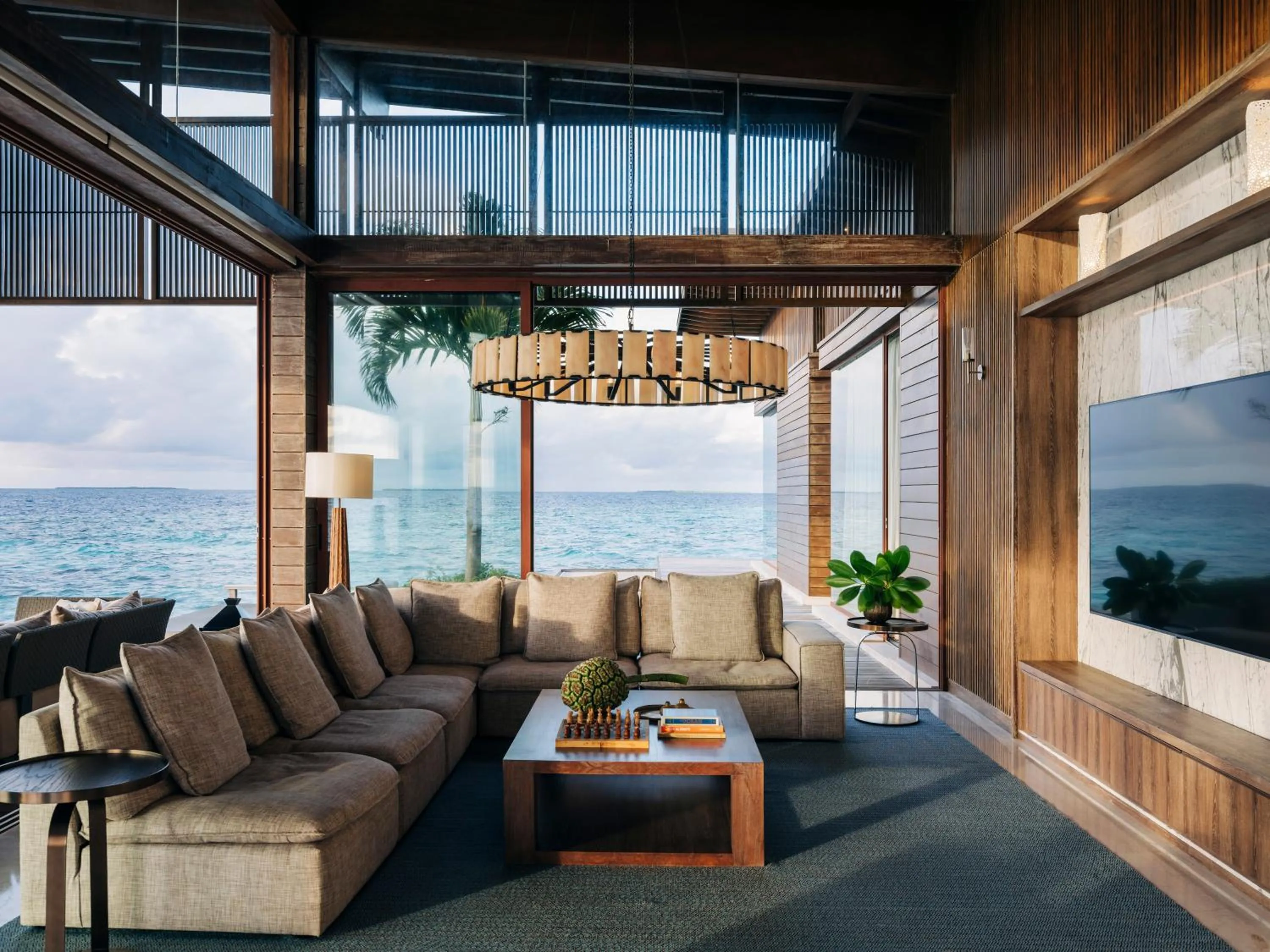 Living room in Park Hyatt Maldives Hadahaa