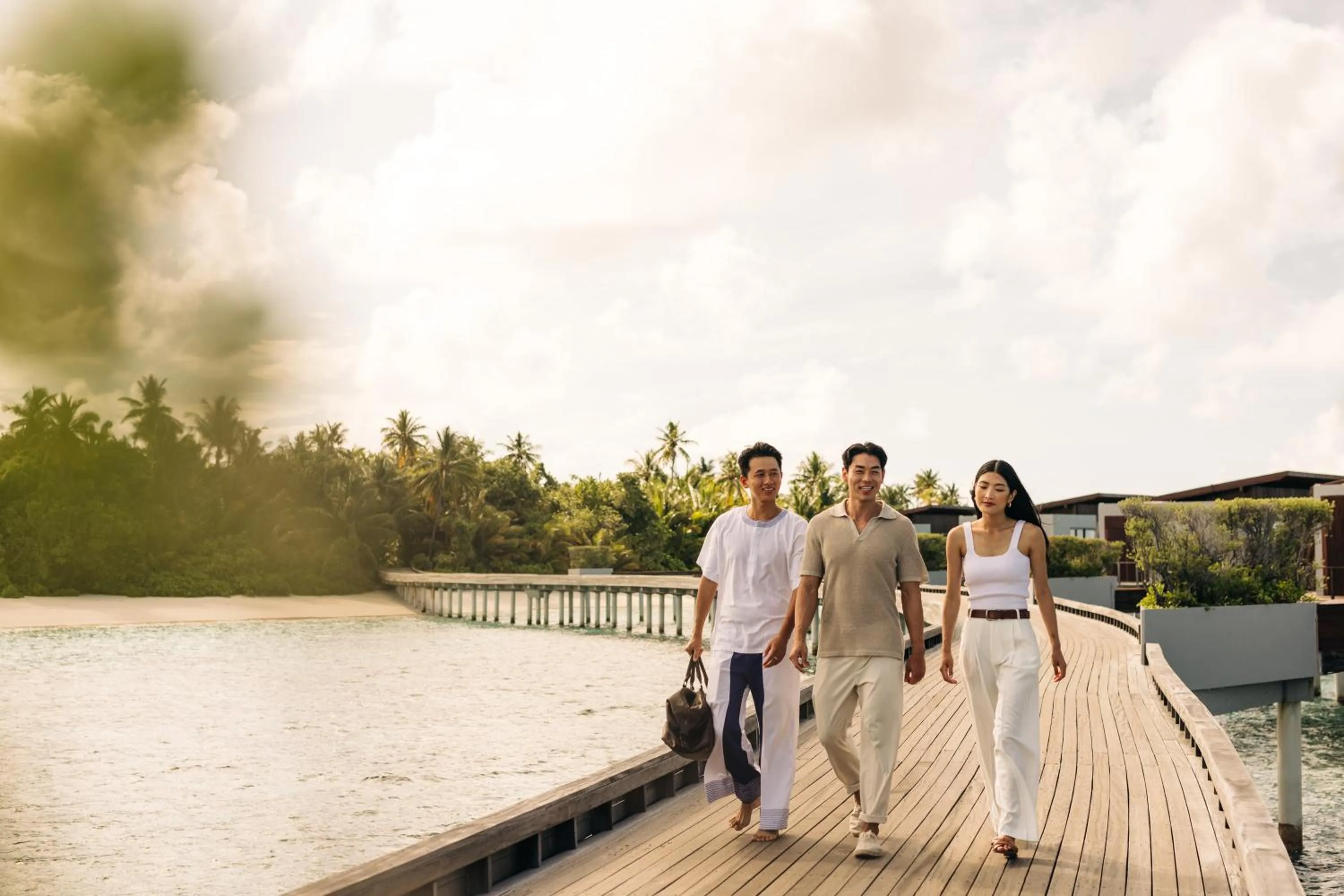 Guests in Park Hyatt Maldives Hadahaa