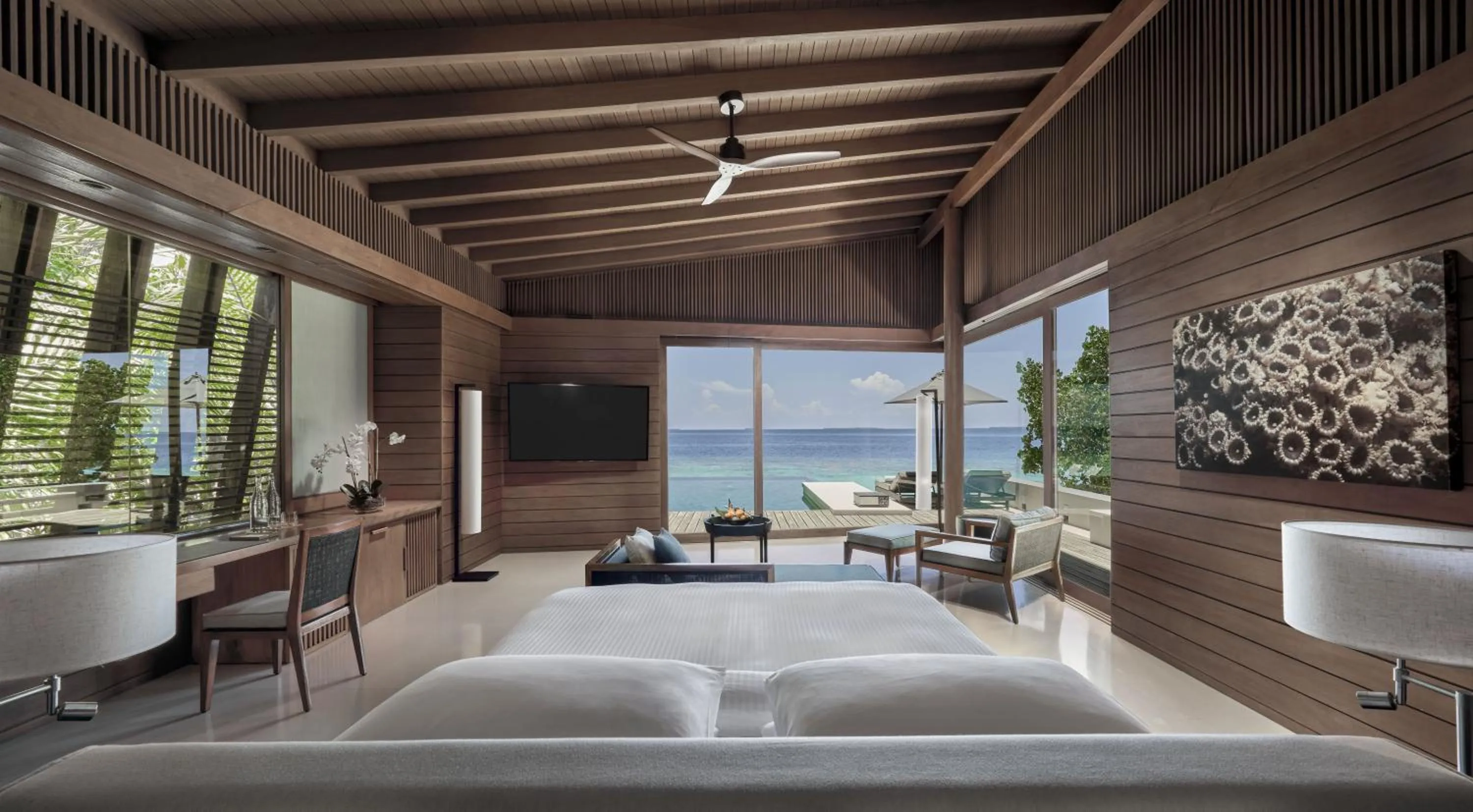 Bedroom, Bed in Park Hyatt Maldives Hadahaa