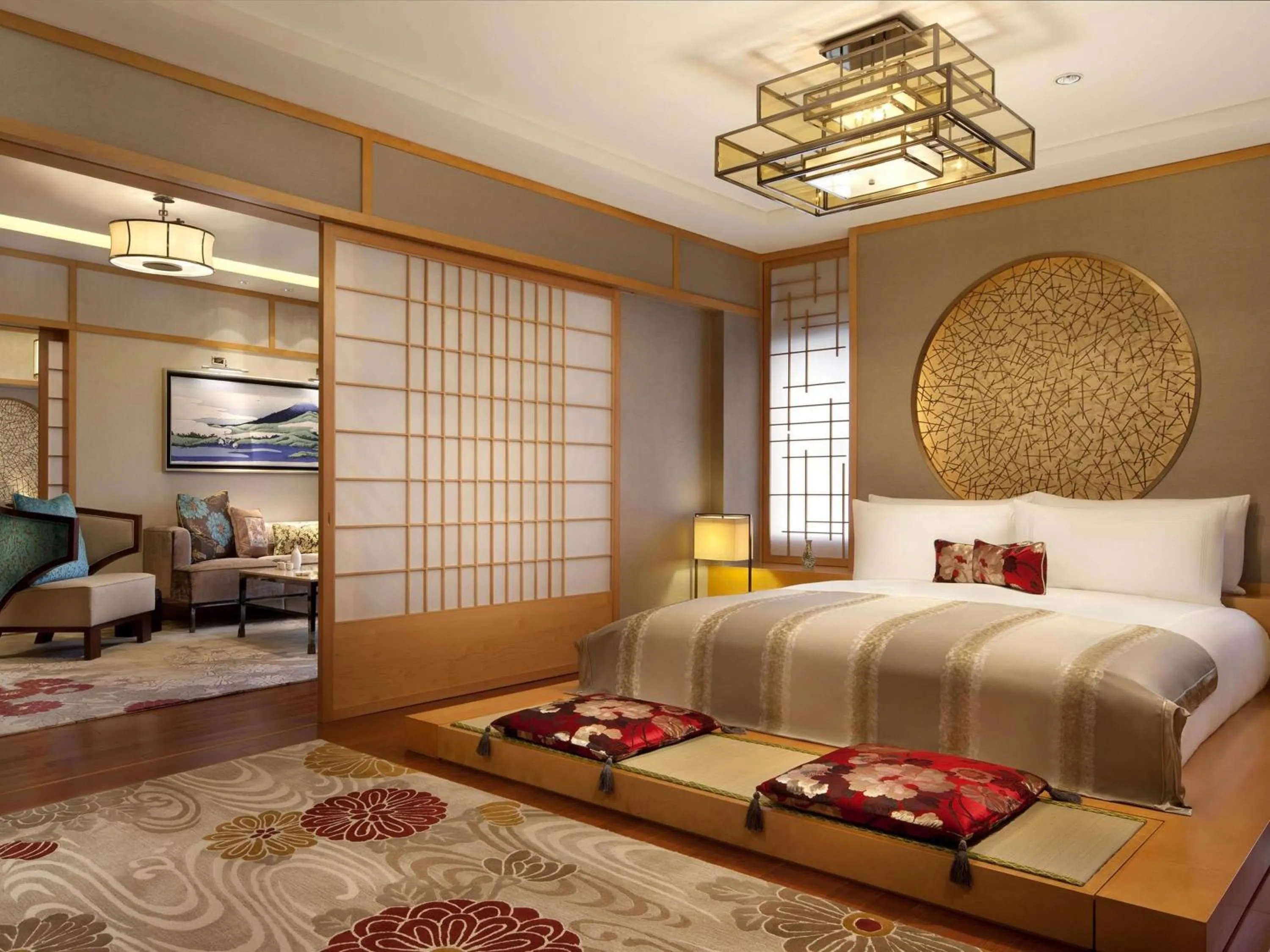 Bedroom, Bed in Fairmont Peace Hotel on the Bund