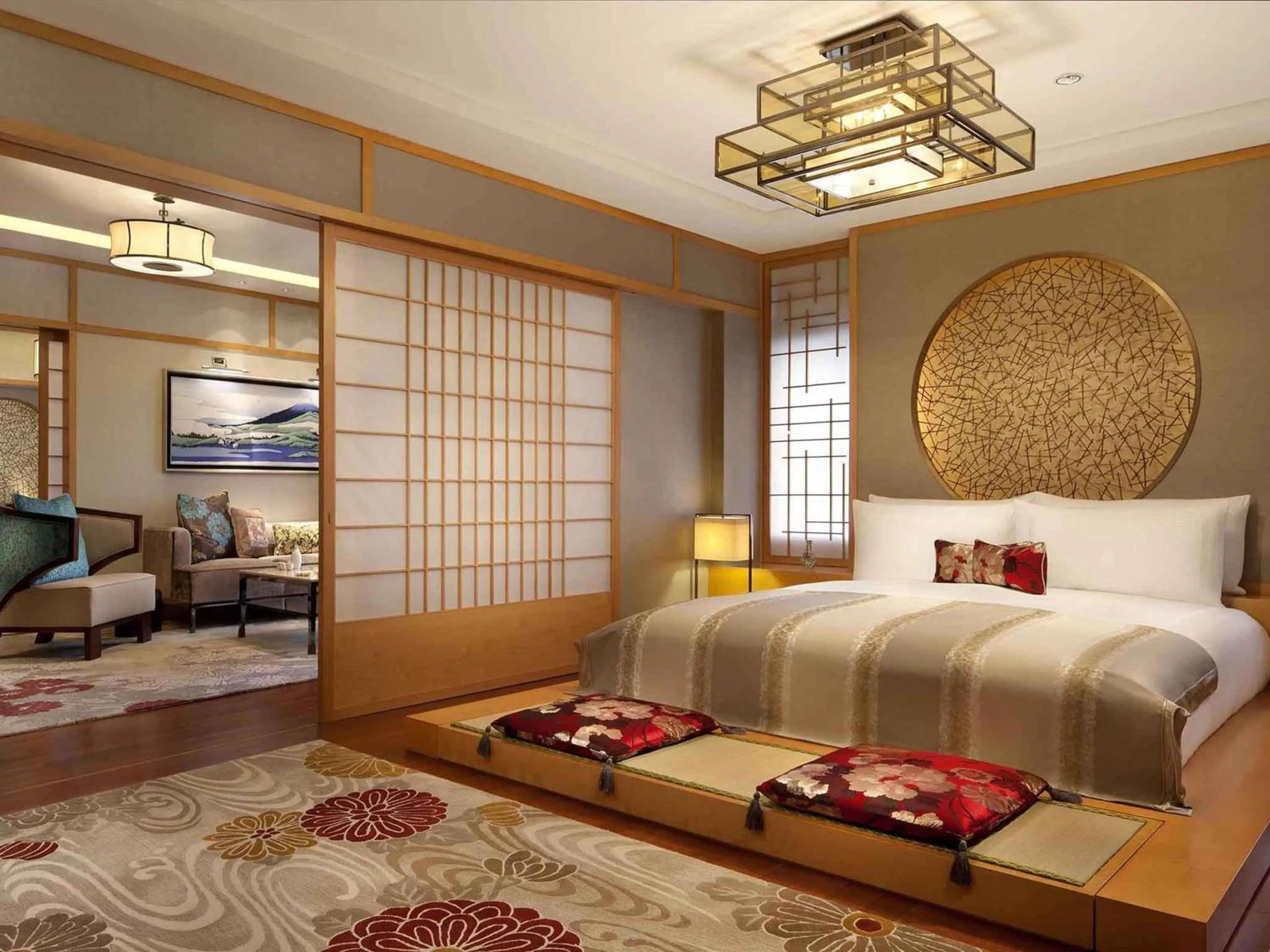 Bedroom, Bed in Fairmont Peace Hotel on the Bund