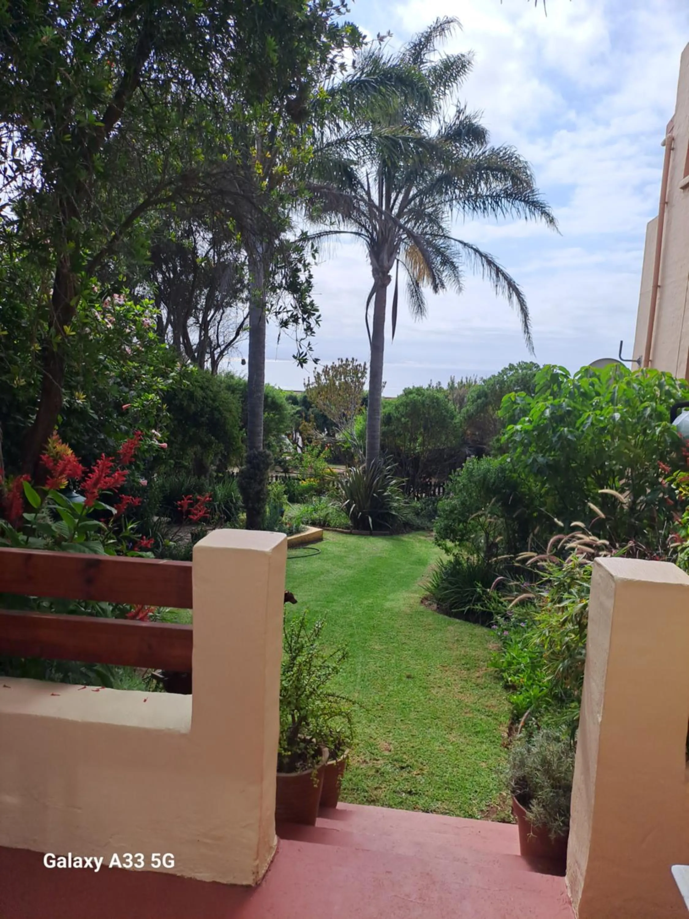 Garden view in A1 Kynaston Guest House bed and breakfast or self catering