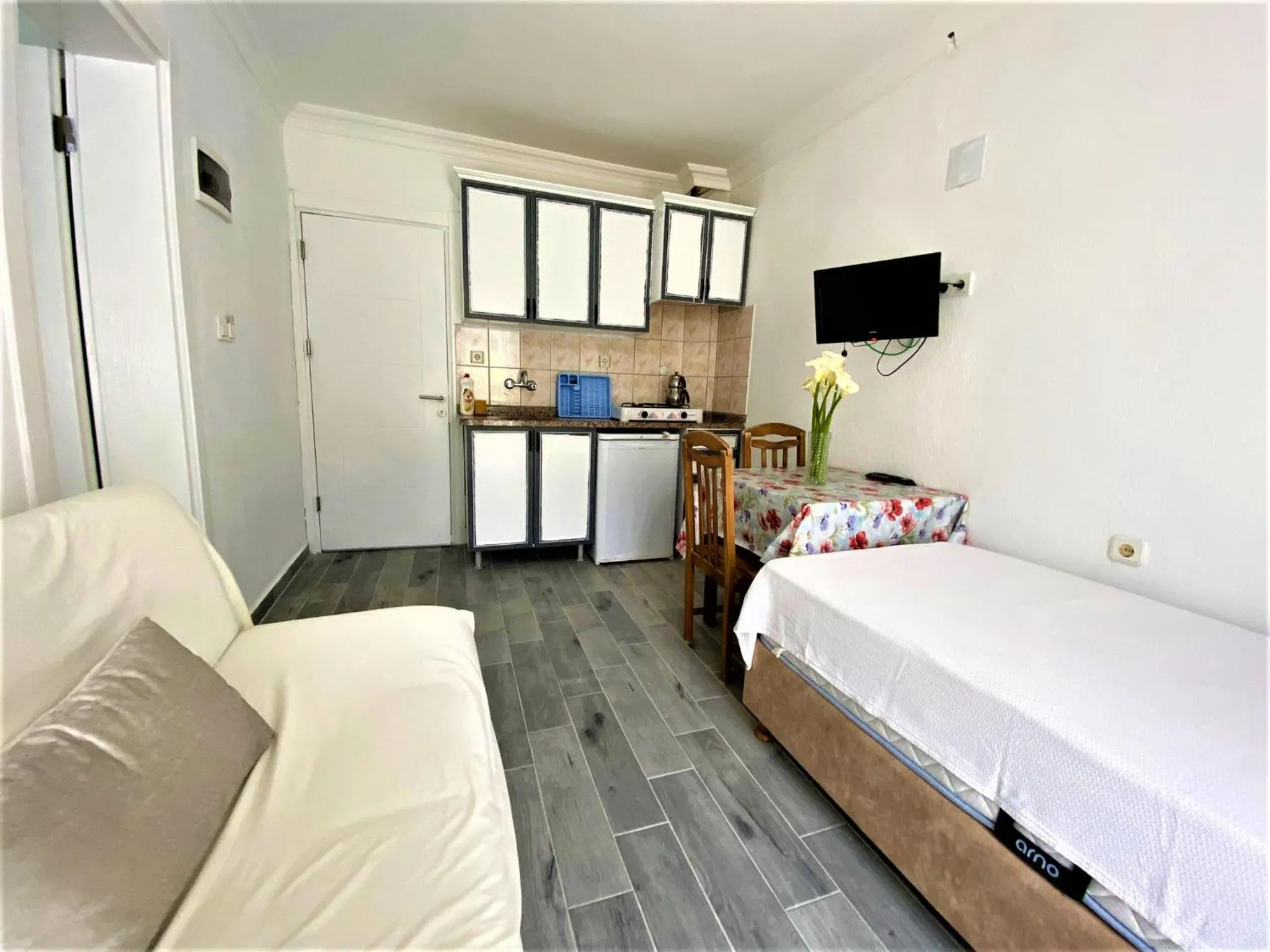 Bed in Gurkan Apart Hotel