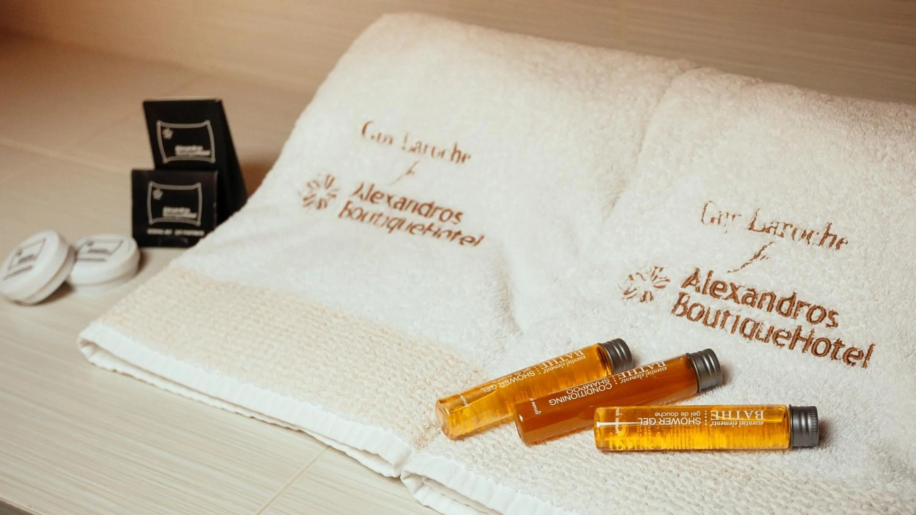 Property logo or sign in Alexandros Boutique Hotel