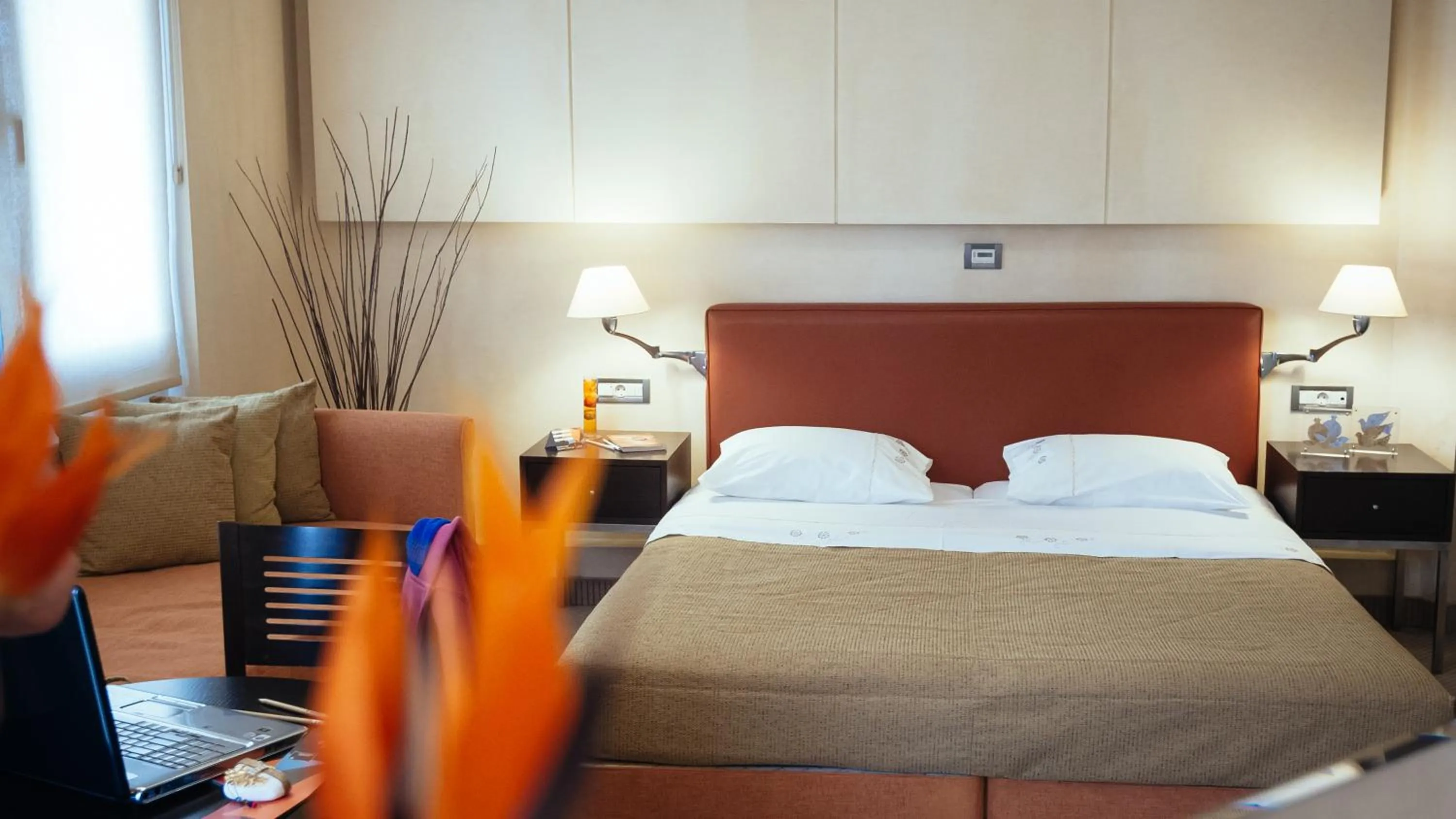 Photo of the whole room, Bed in Alexandros Boutique Hotel