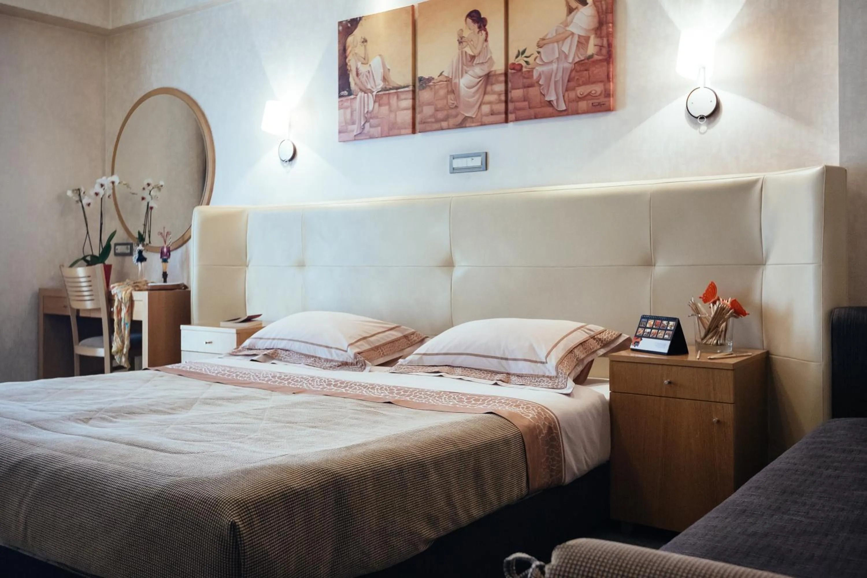 Photo of the whole room, Bed in Alexandros Boutique Hotel