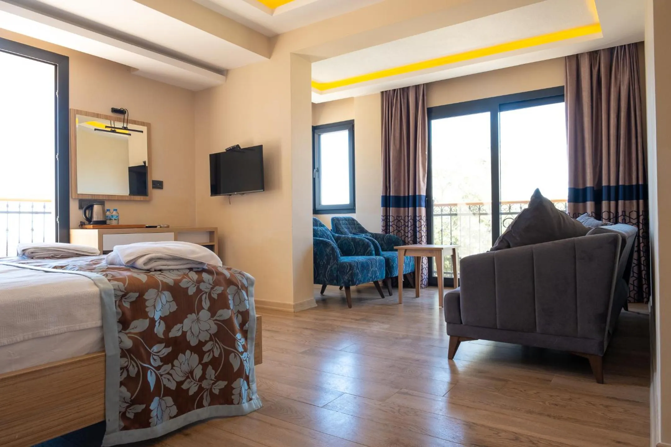 Photo of the whole room, Bed in Perdikia Hill Hotel And Villas