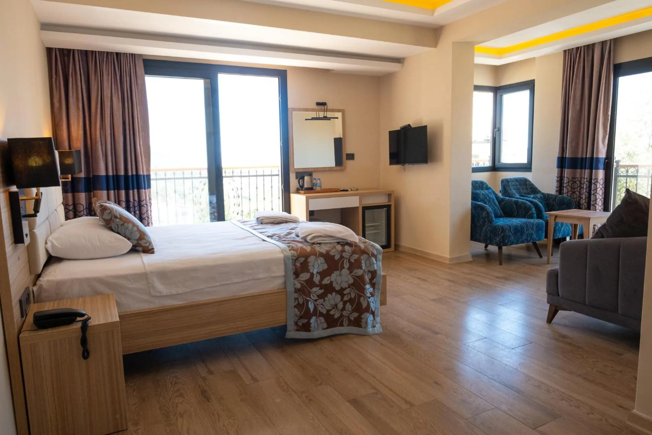 Bed in Perdikia Hill Hotel And Villas