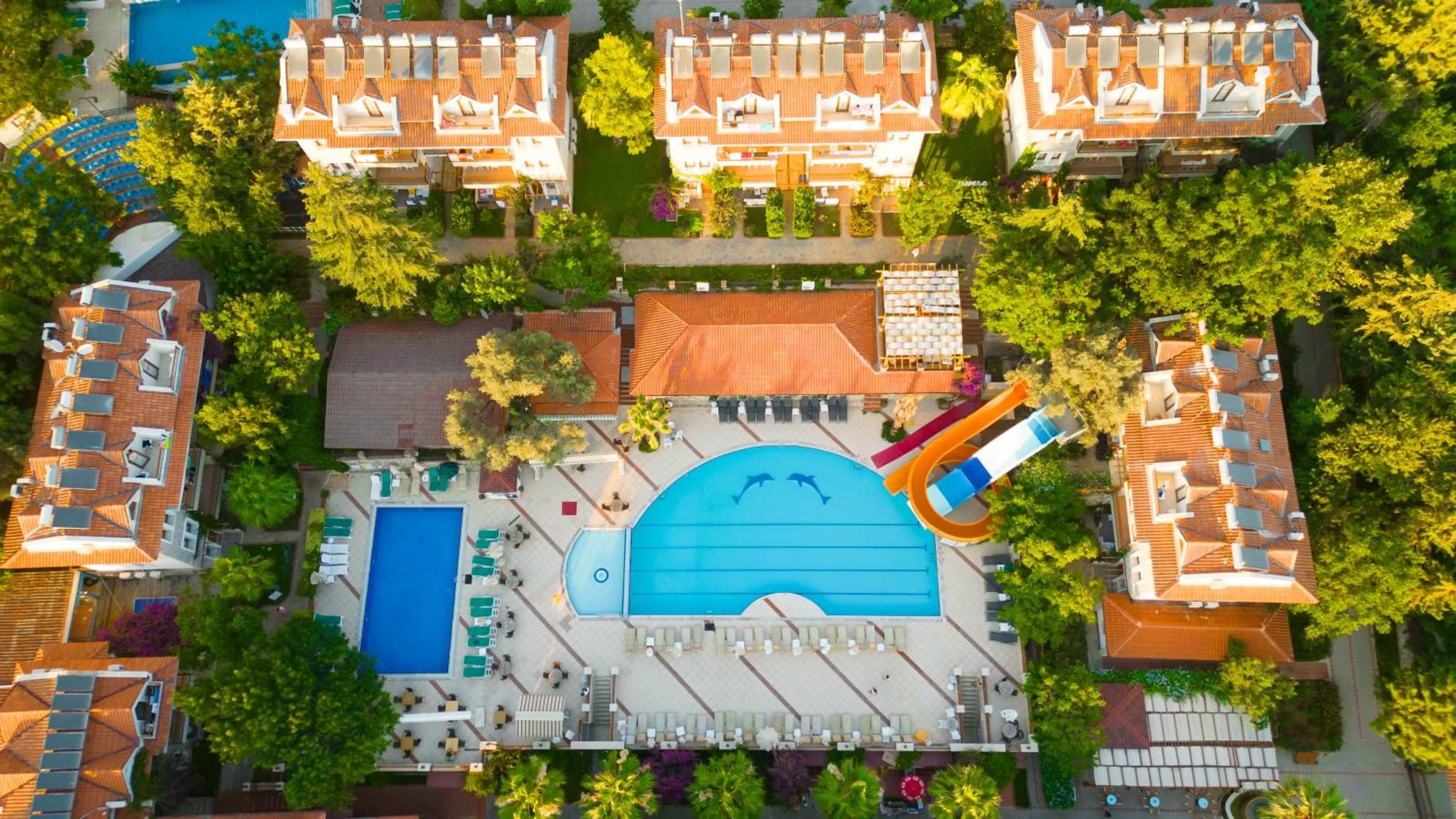 Bird's eye view in Perdikia Hill Hotel And Villas