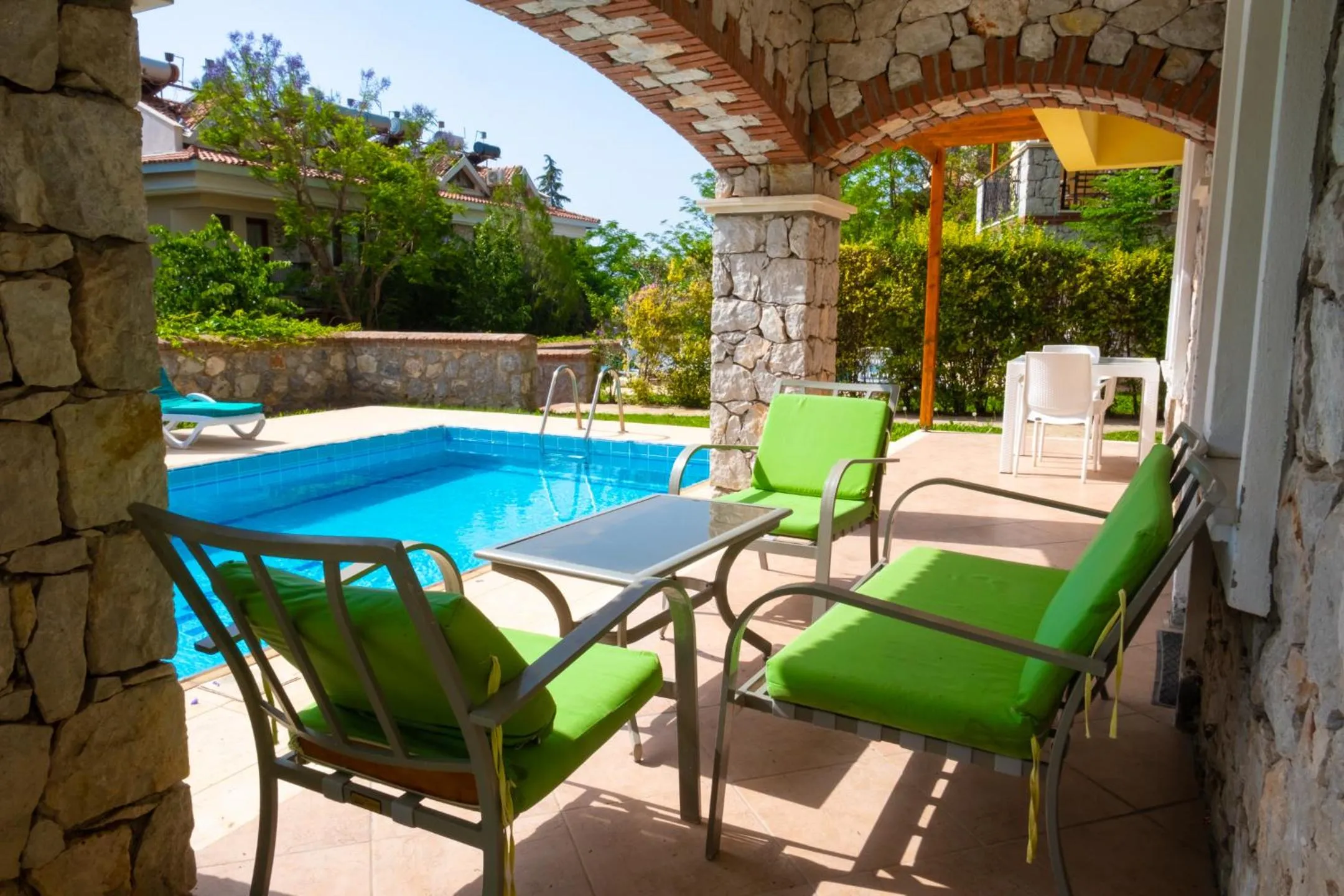 Pool view in Perdikia Hill Hotel And Villas