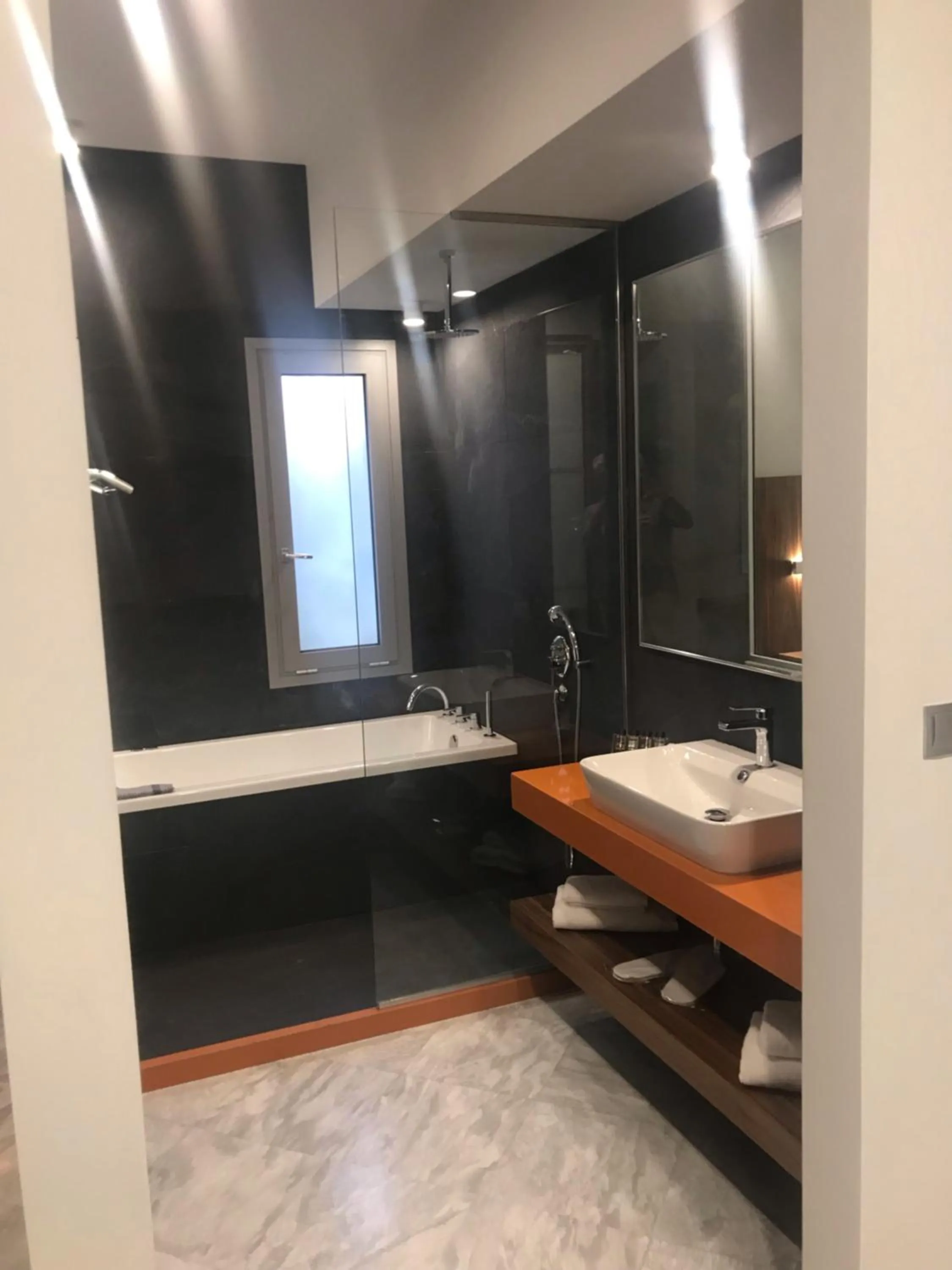 Bathroom in Petra Hotel