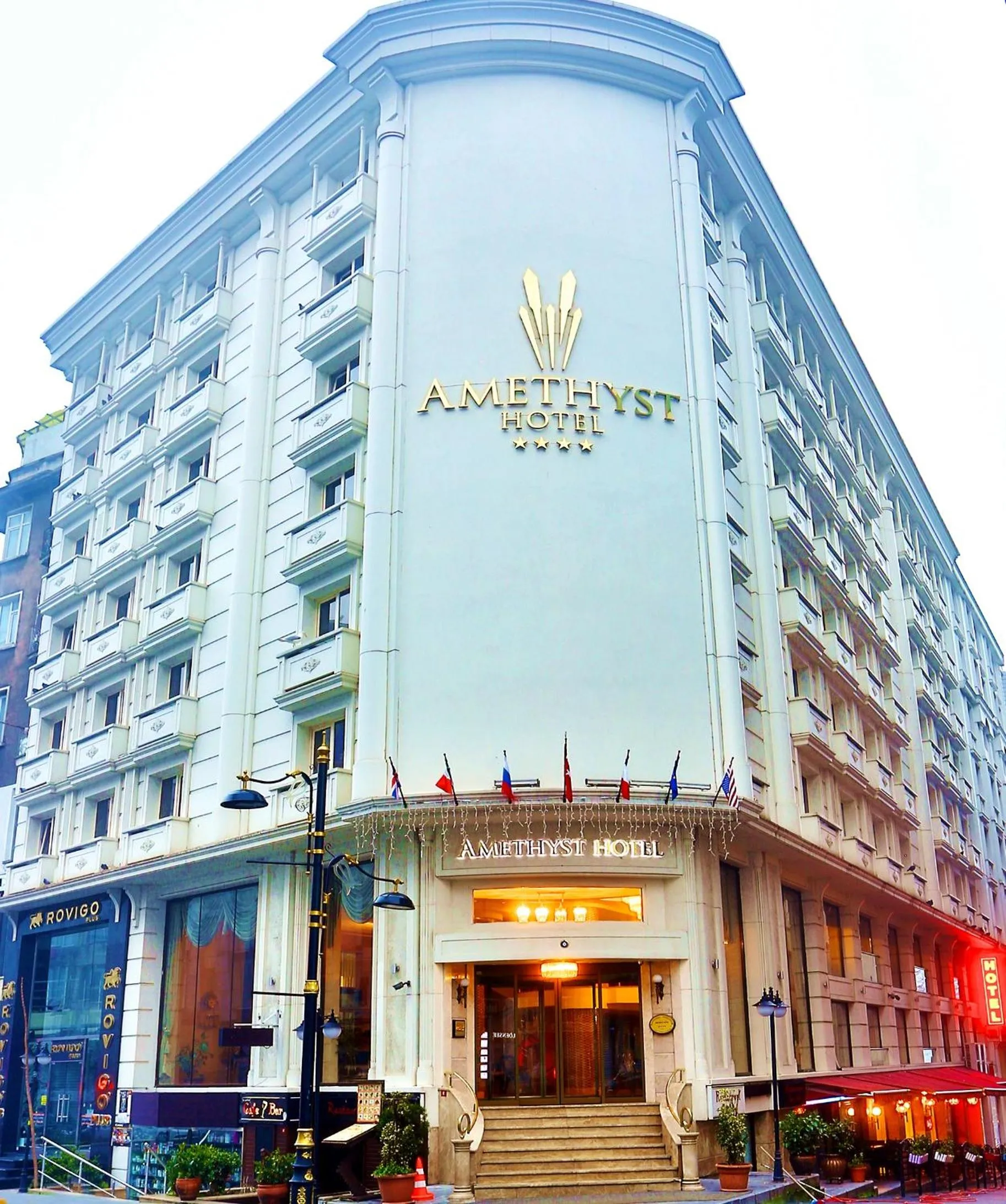 Property building in Amethyst Hotel