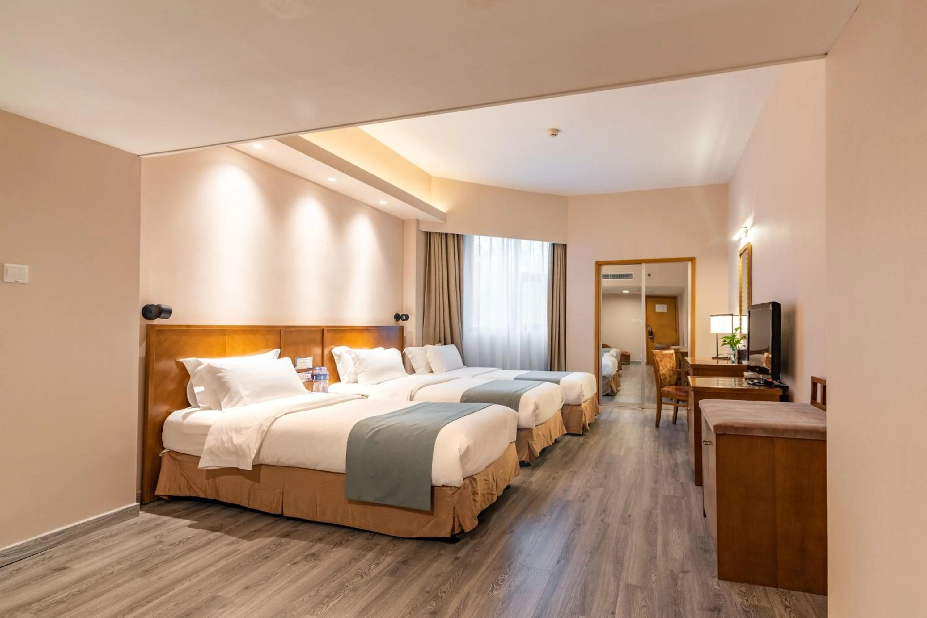 Bedroom, Bed in Jinling Mansion Nanjing