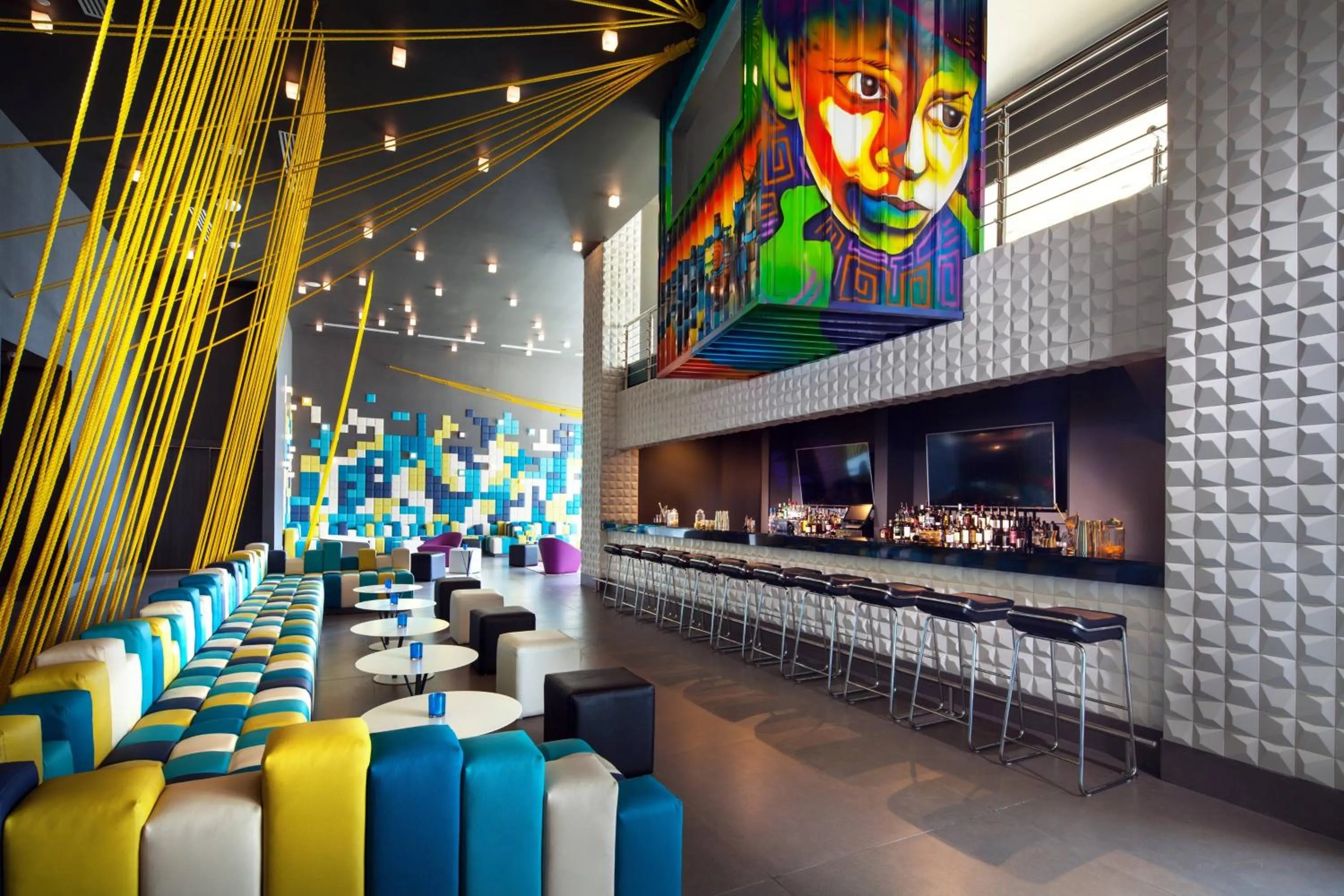 Living room in W Panama