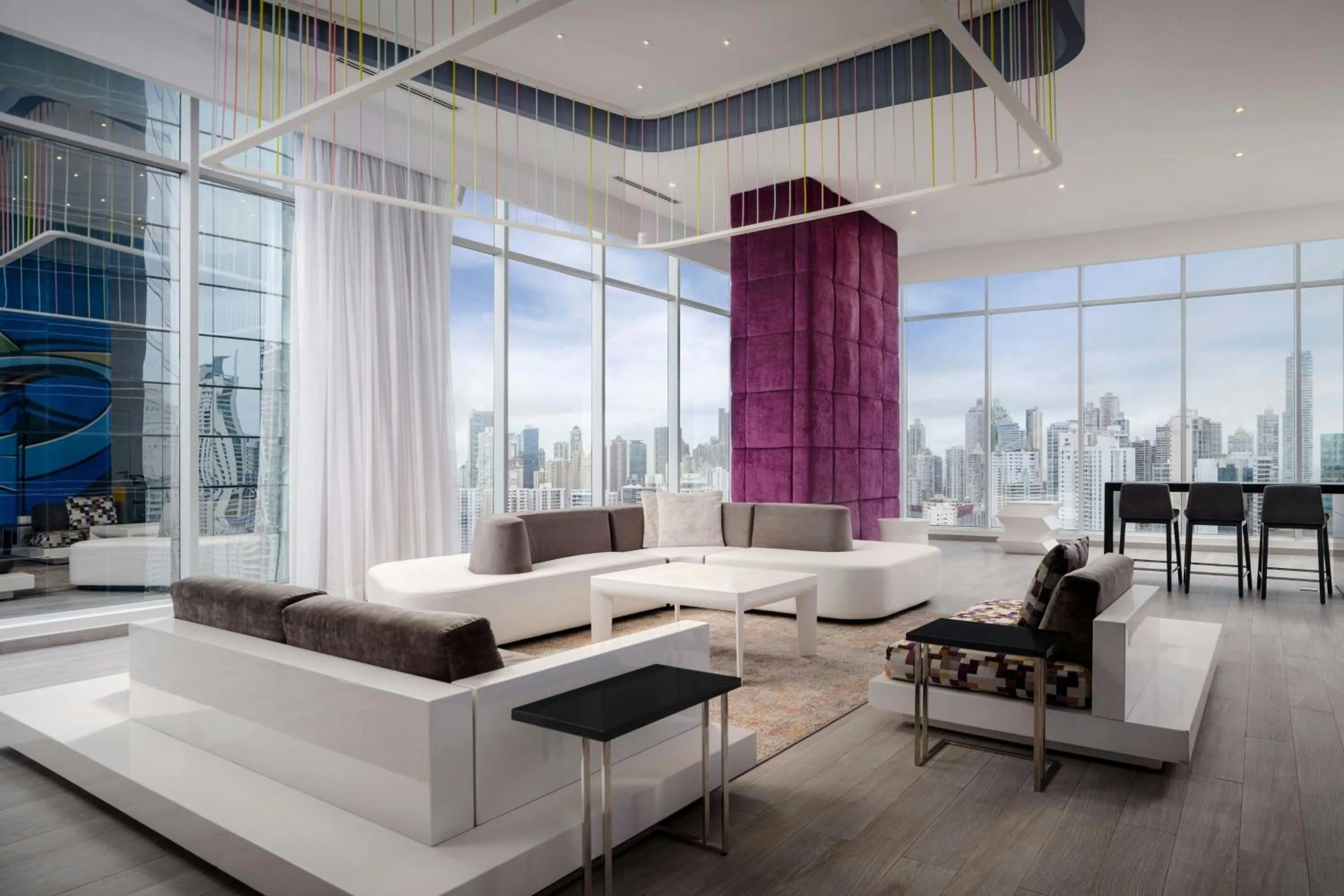 Living room in W Panama