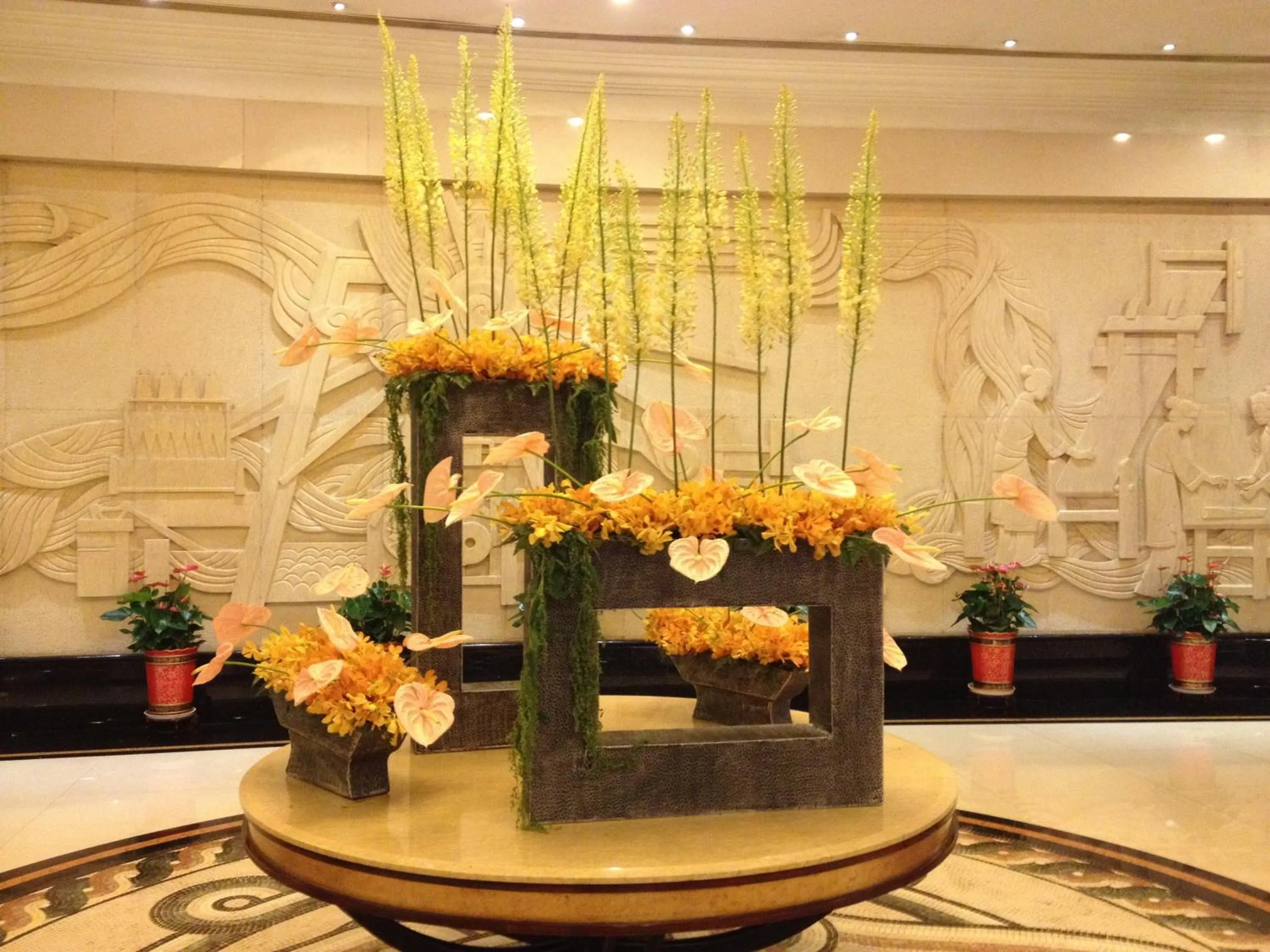 Lobby or reception in Huafang Jinling International Hotel Zhangjiagang