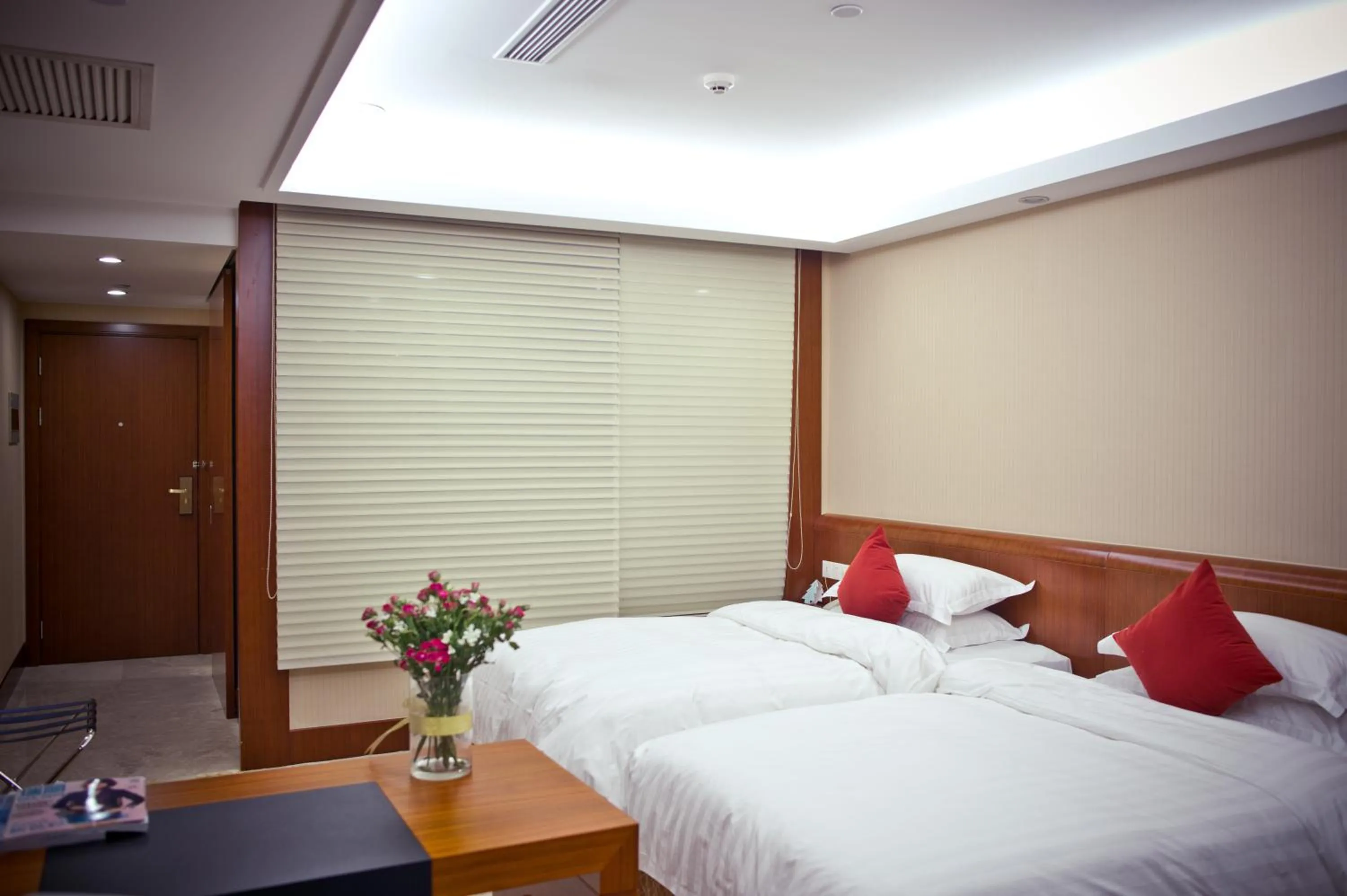 Bed in Huafang Jinling International Hotel Zhangjiagang