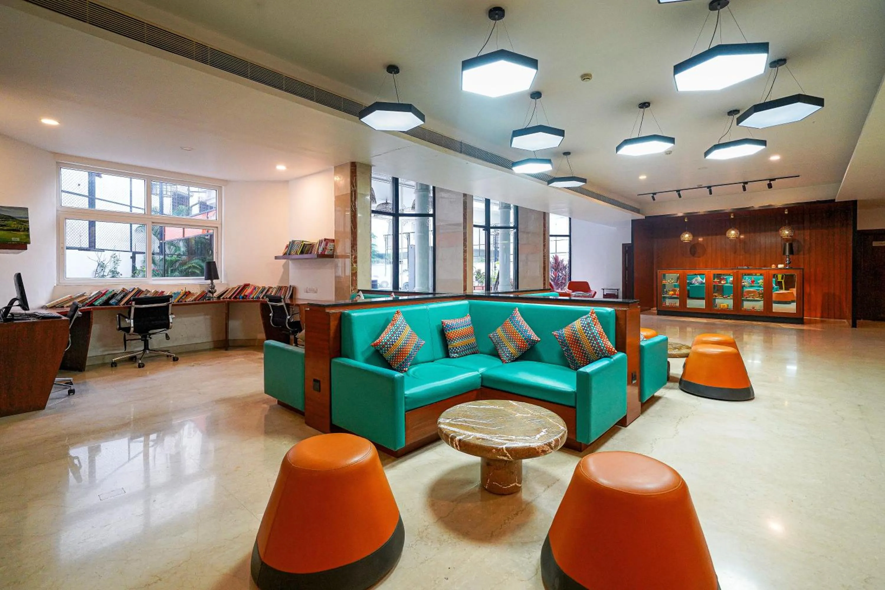 Seating area in Open Hotel by Olive - The Infantry Hotel