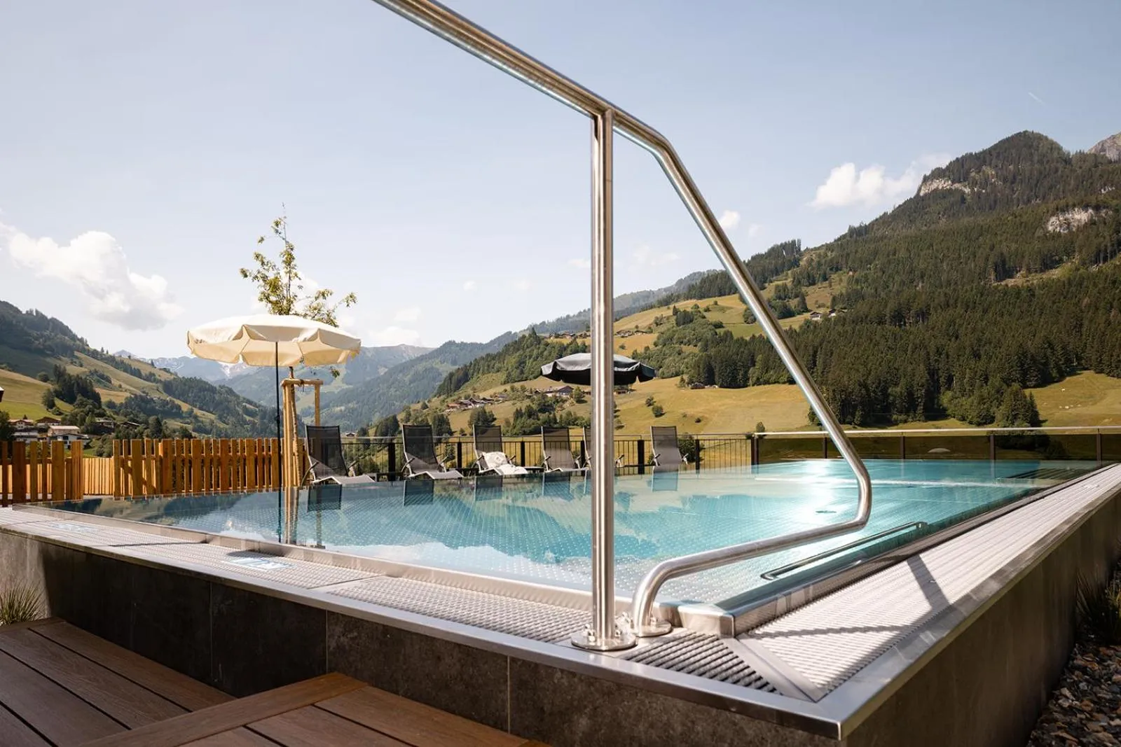 Swimming pool in Hotel Dorfer