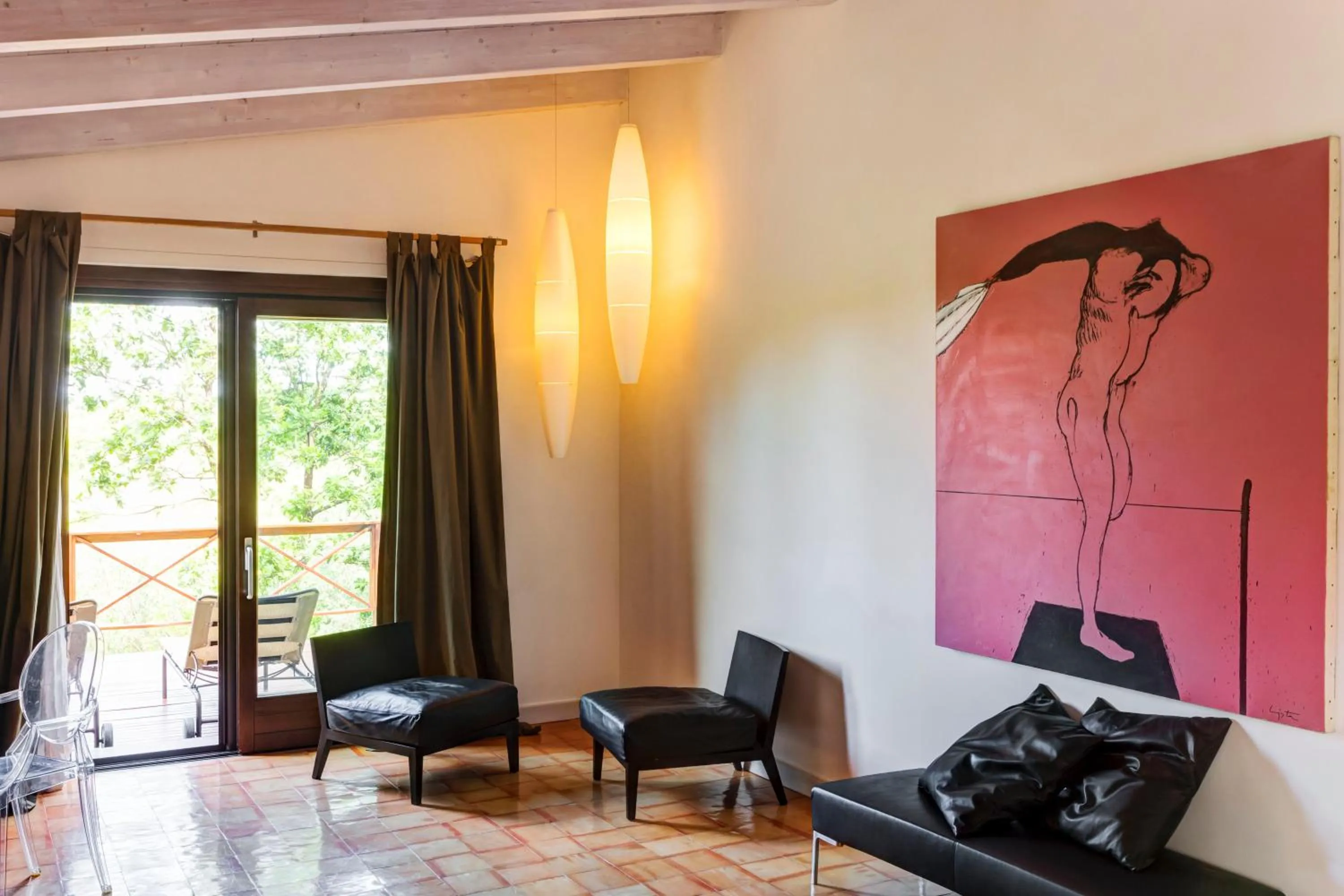 Garden view in il cannito