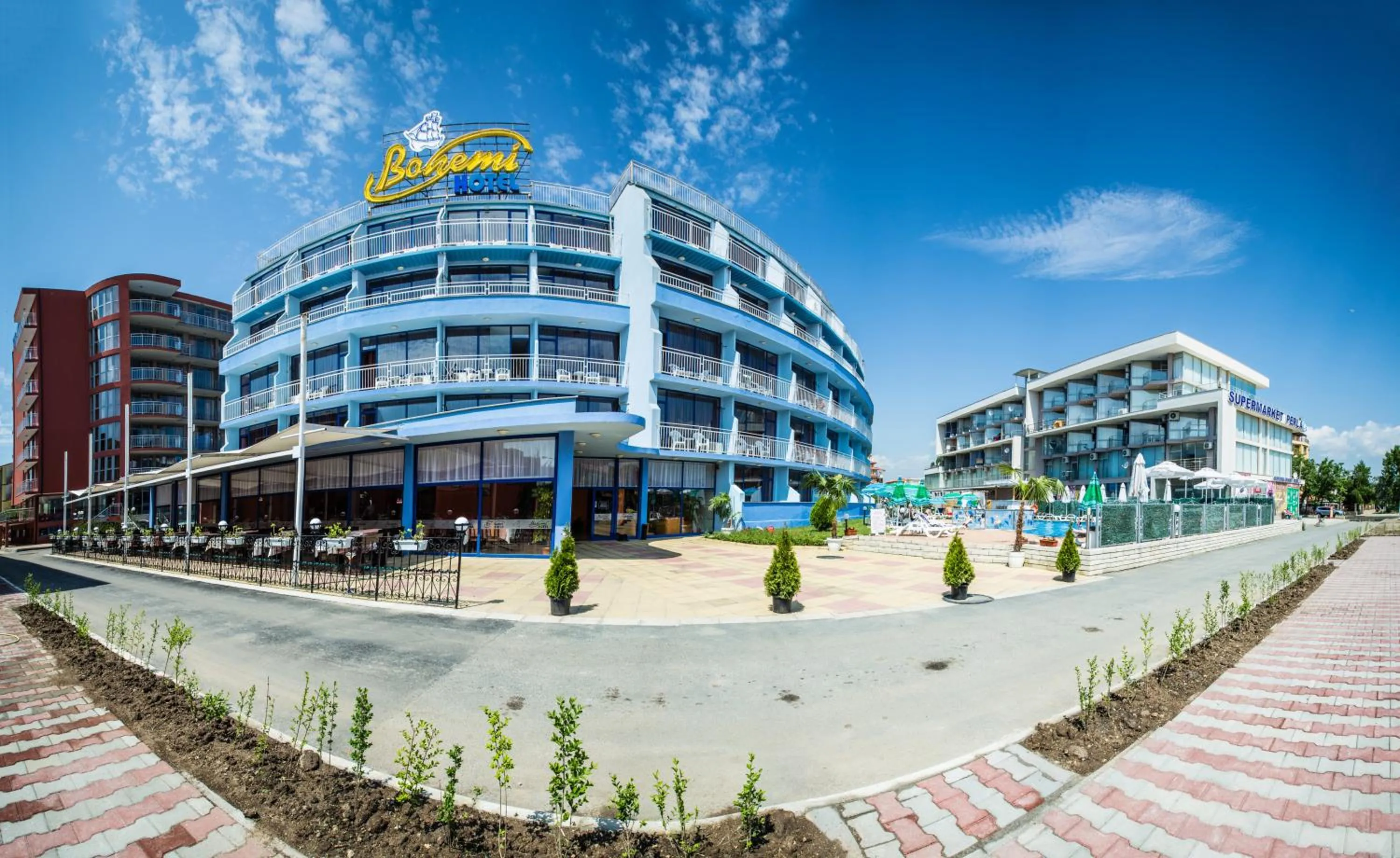 Property building in Hotel Bohemi