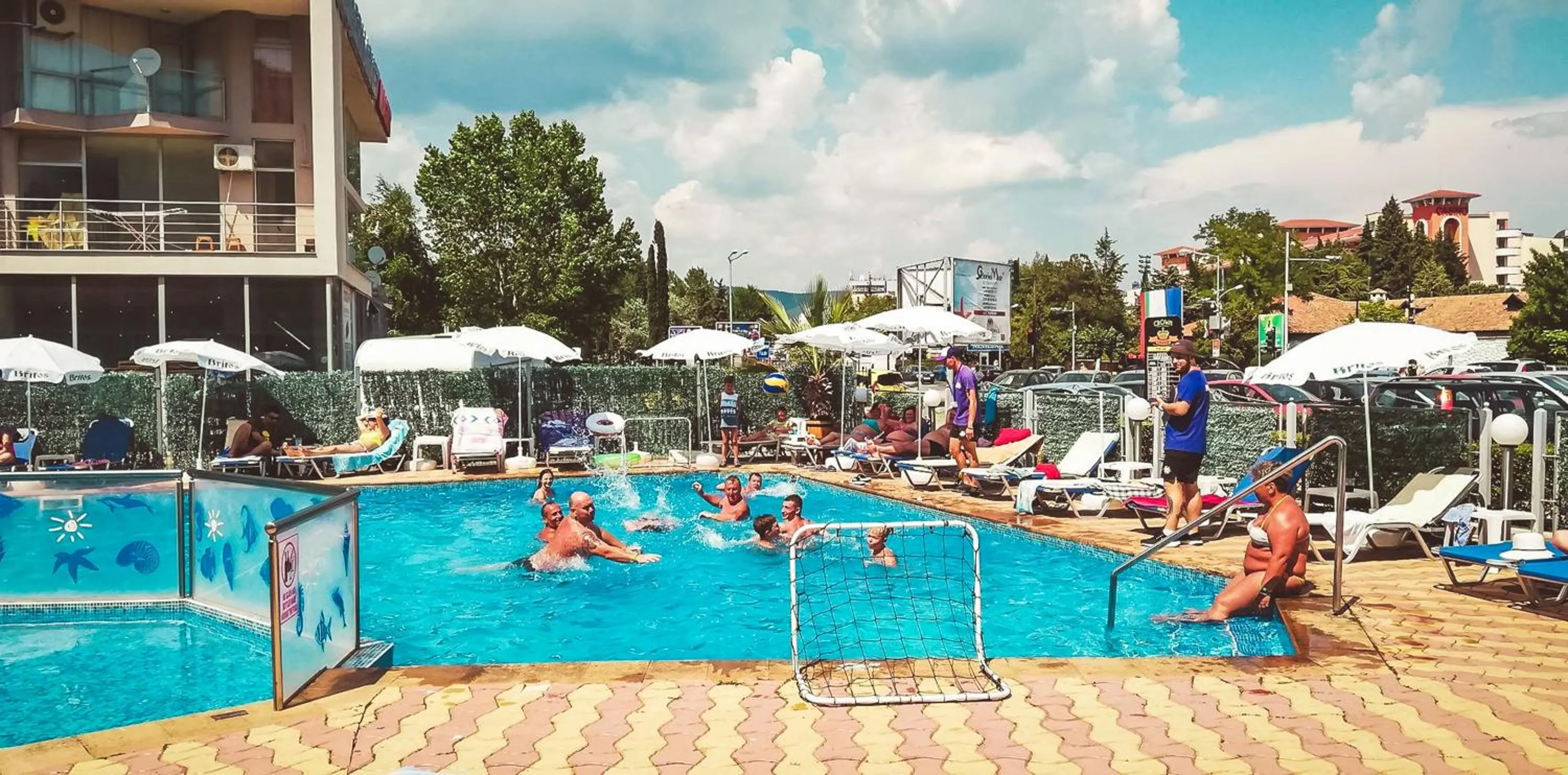Swimming pool in Hotel Bohemi