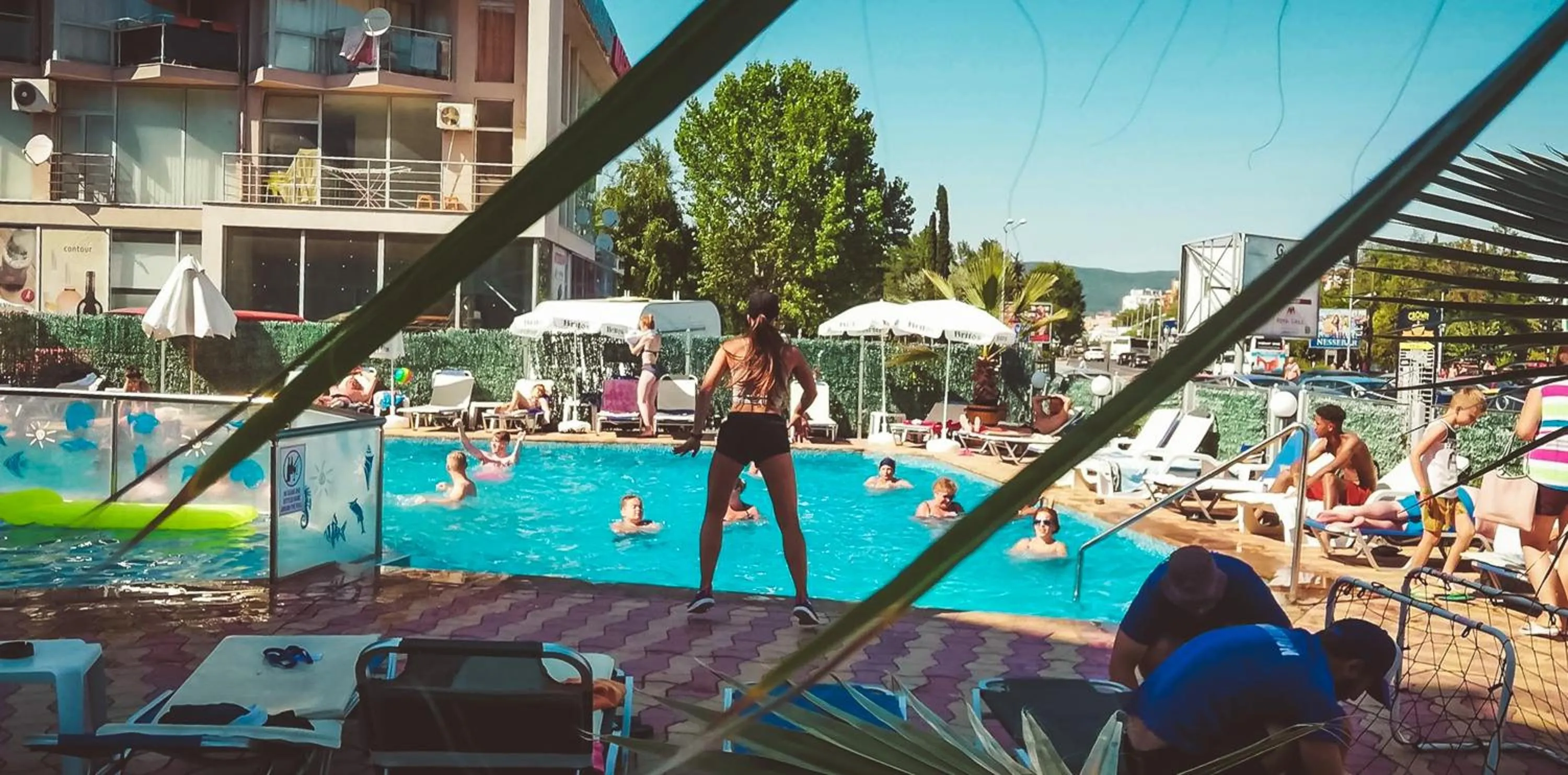 Swimming pool in Hotel Bohemi