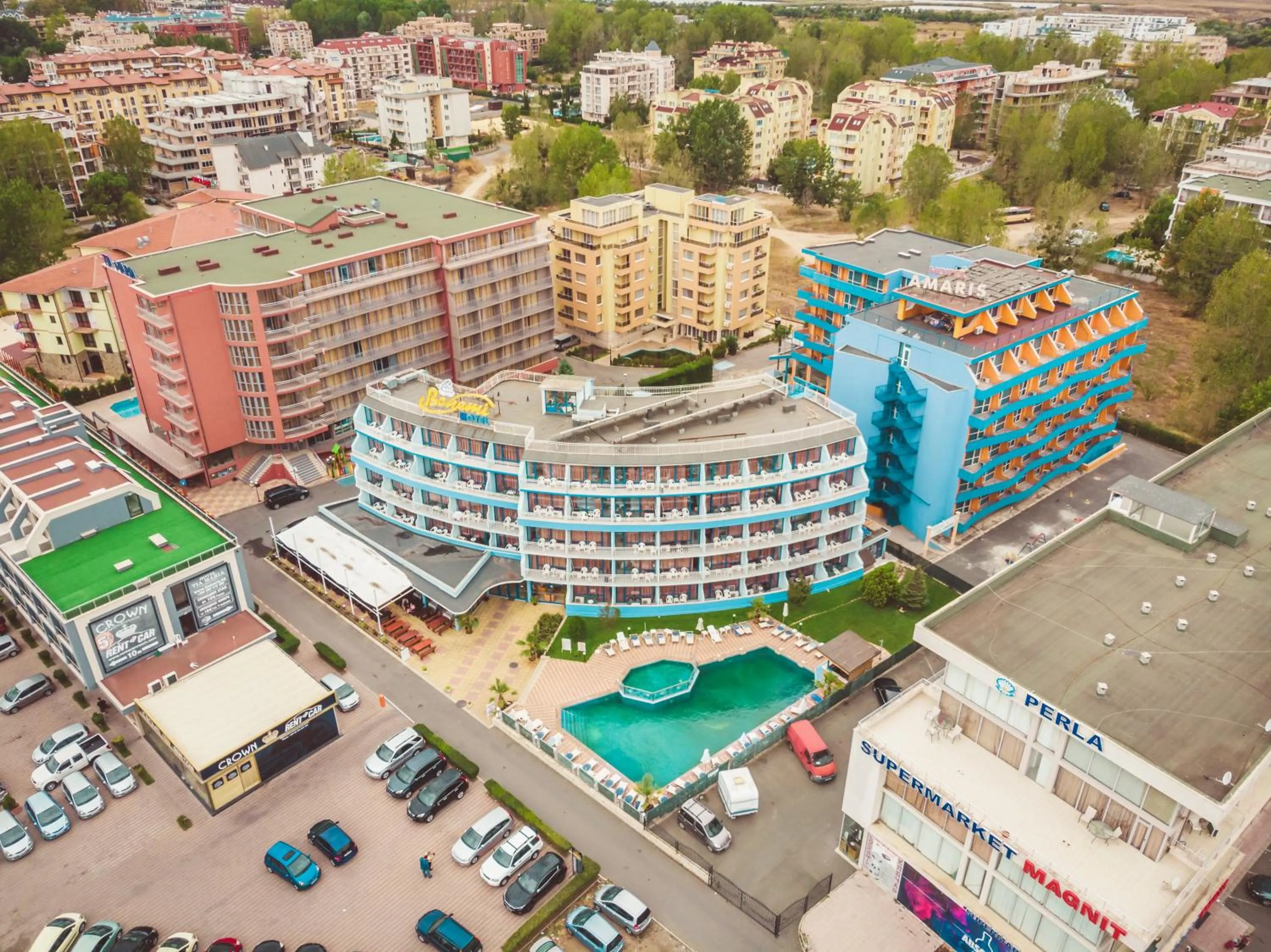 Bird's eye view in Hotel Bohemi