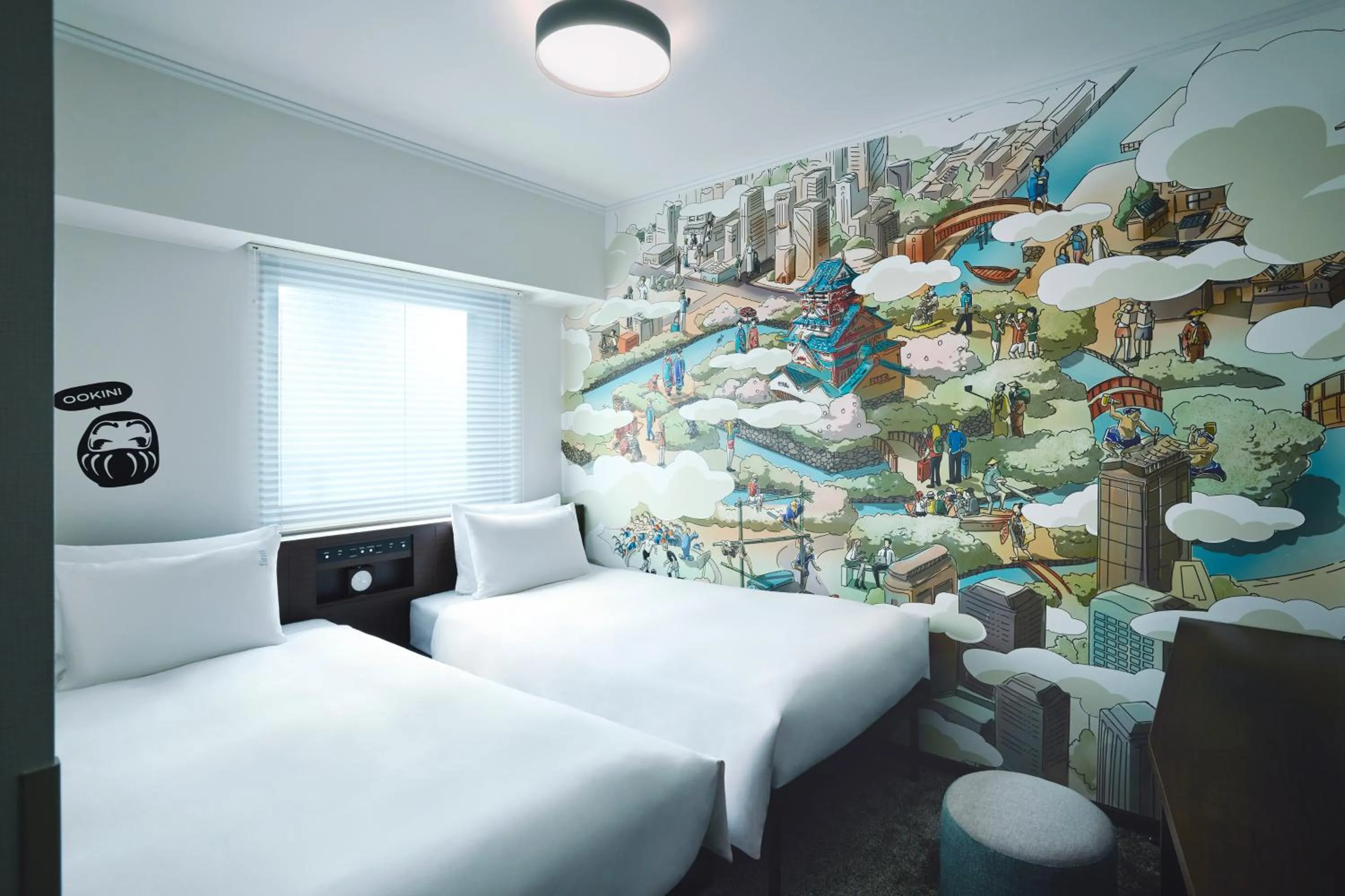 Bed in Garner Hotel Osaka Honmachi Station by IHG