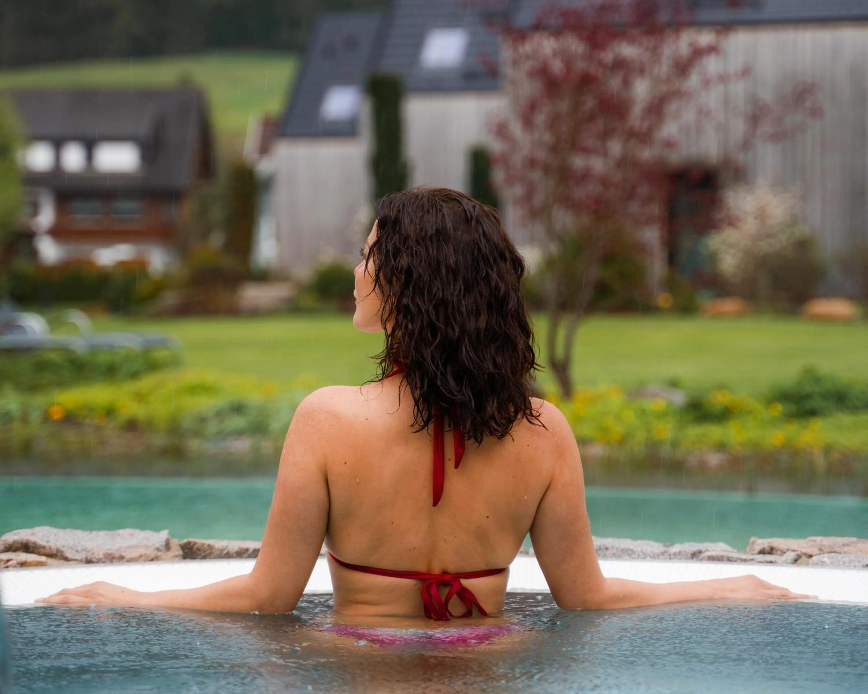 Hot Tub in Wellness & Genuss Resort - Engel Obertal