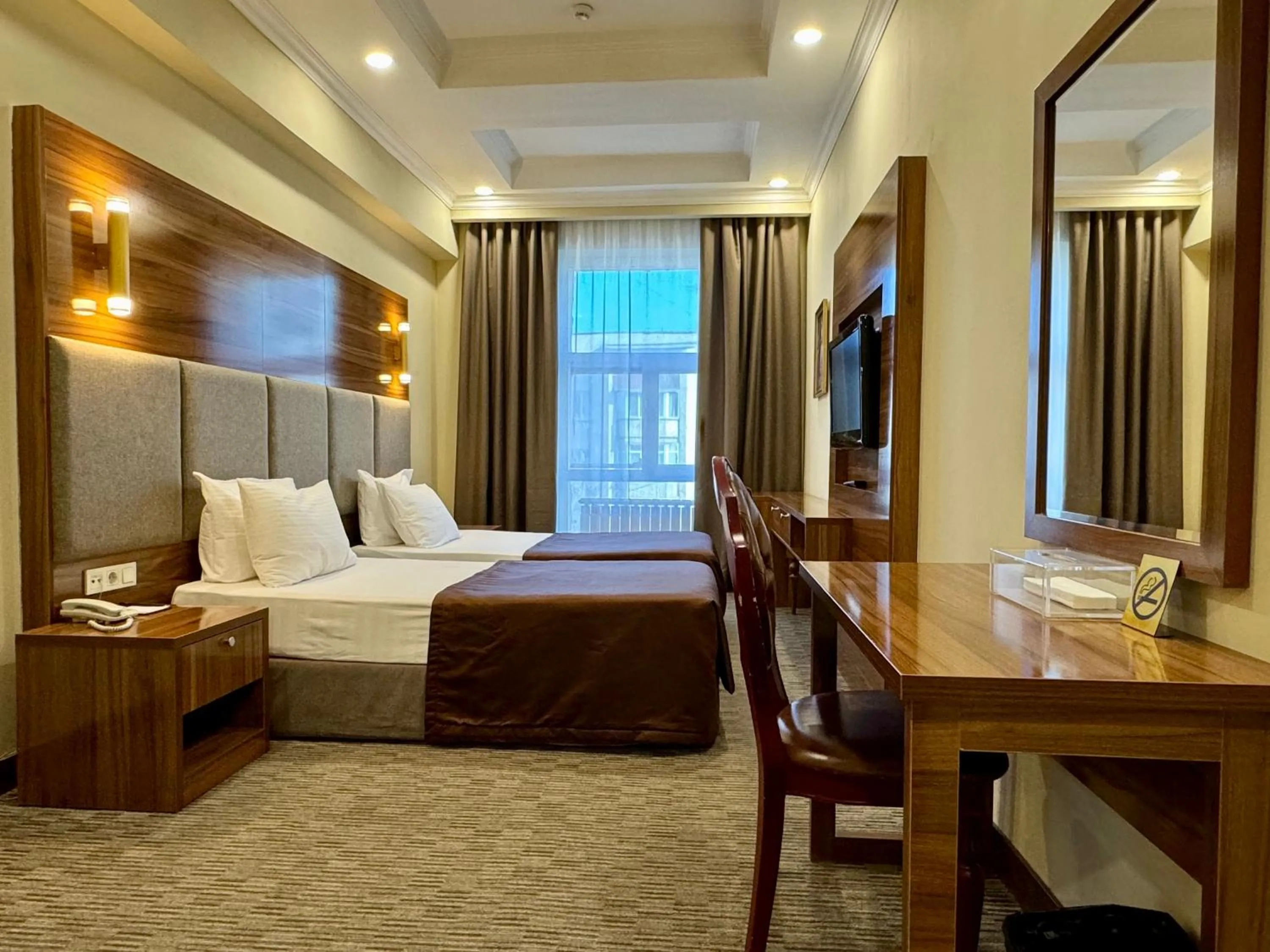 Bed in Grand Hotel Eurasia