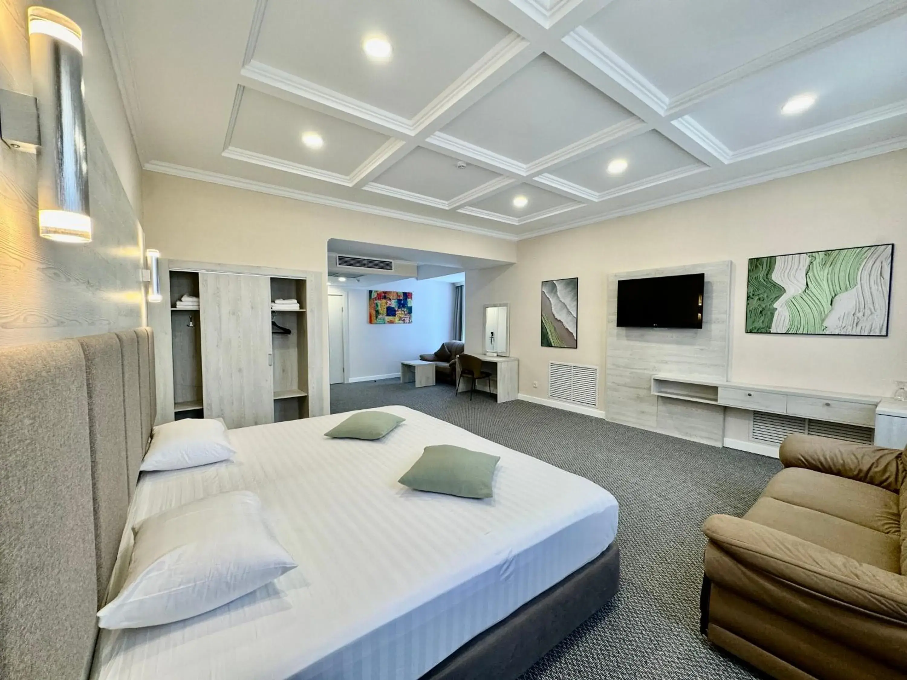 Seating area, Bed in Grand Hotel Eurasia Seating area, Bed in Grand Hotel Eurasia