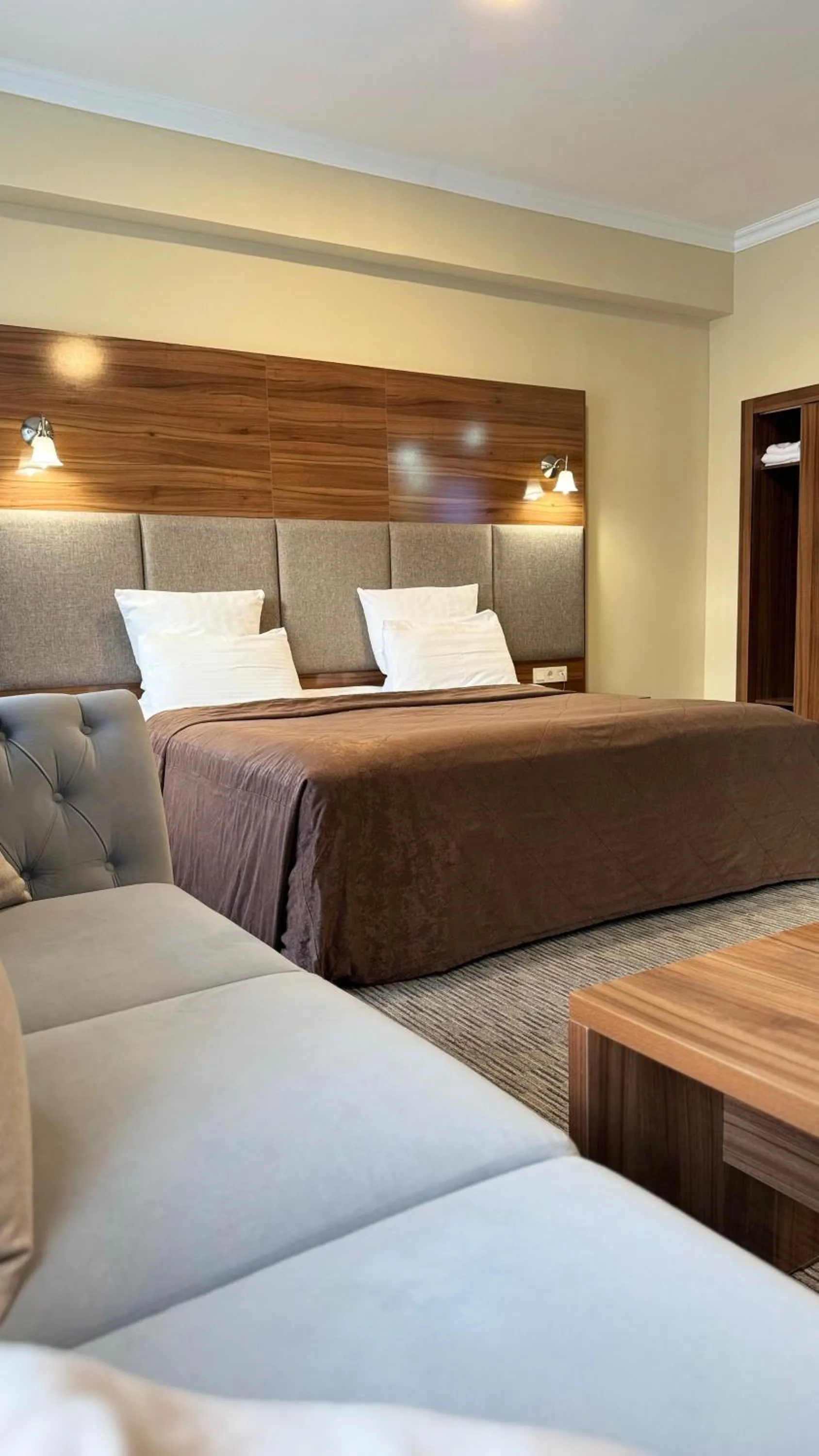 Bed in Grand Hotel Eurasia