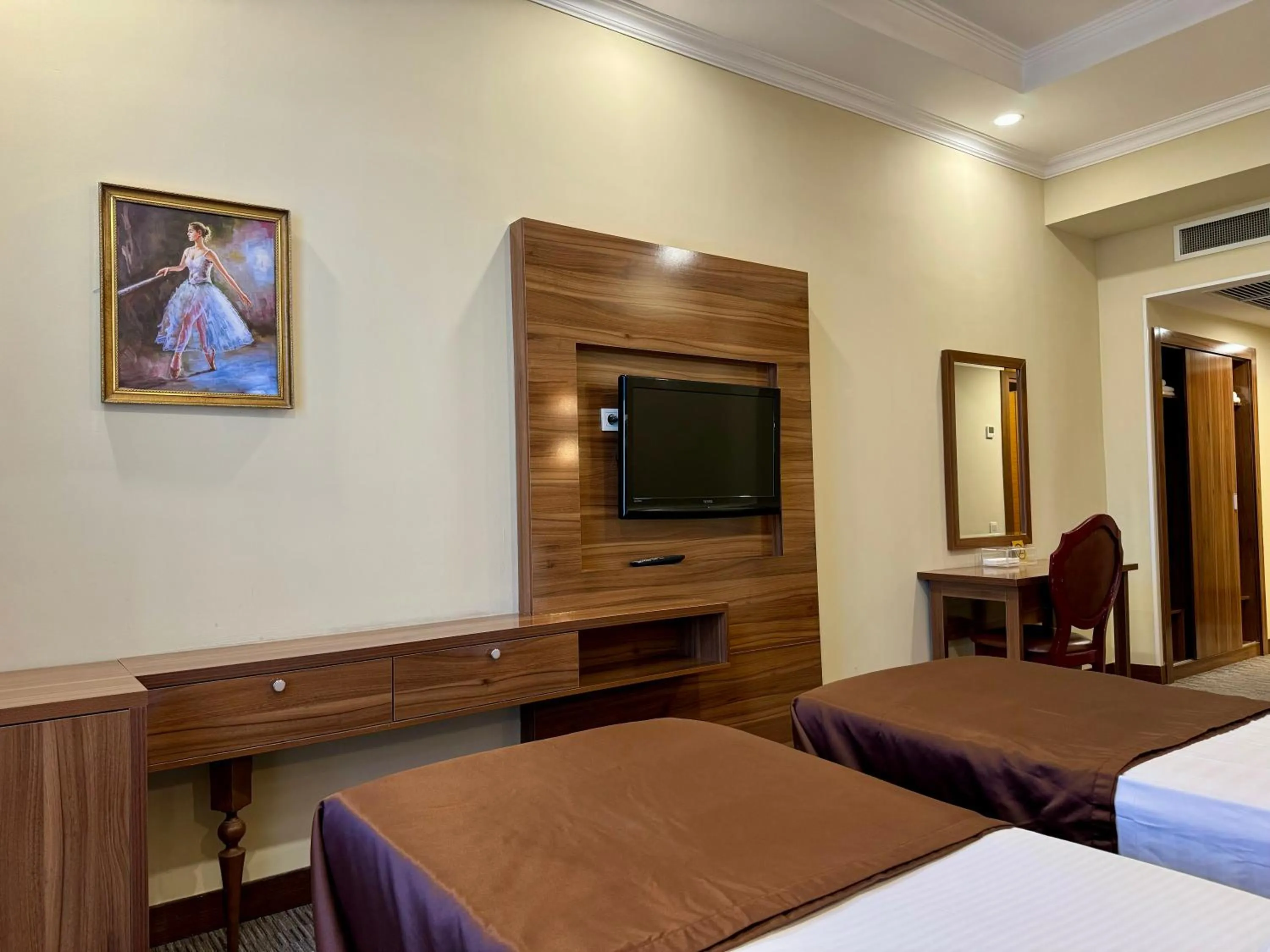 Bed in Grand Hotel Eurasia