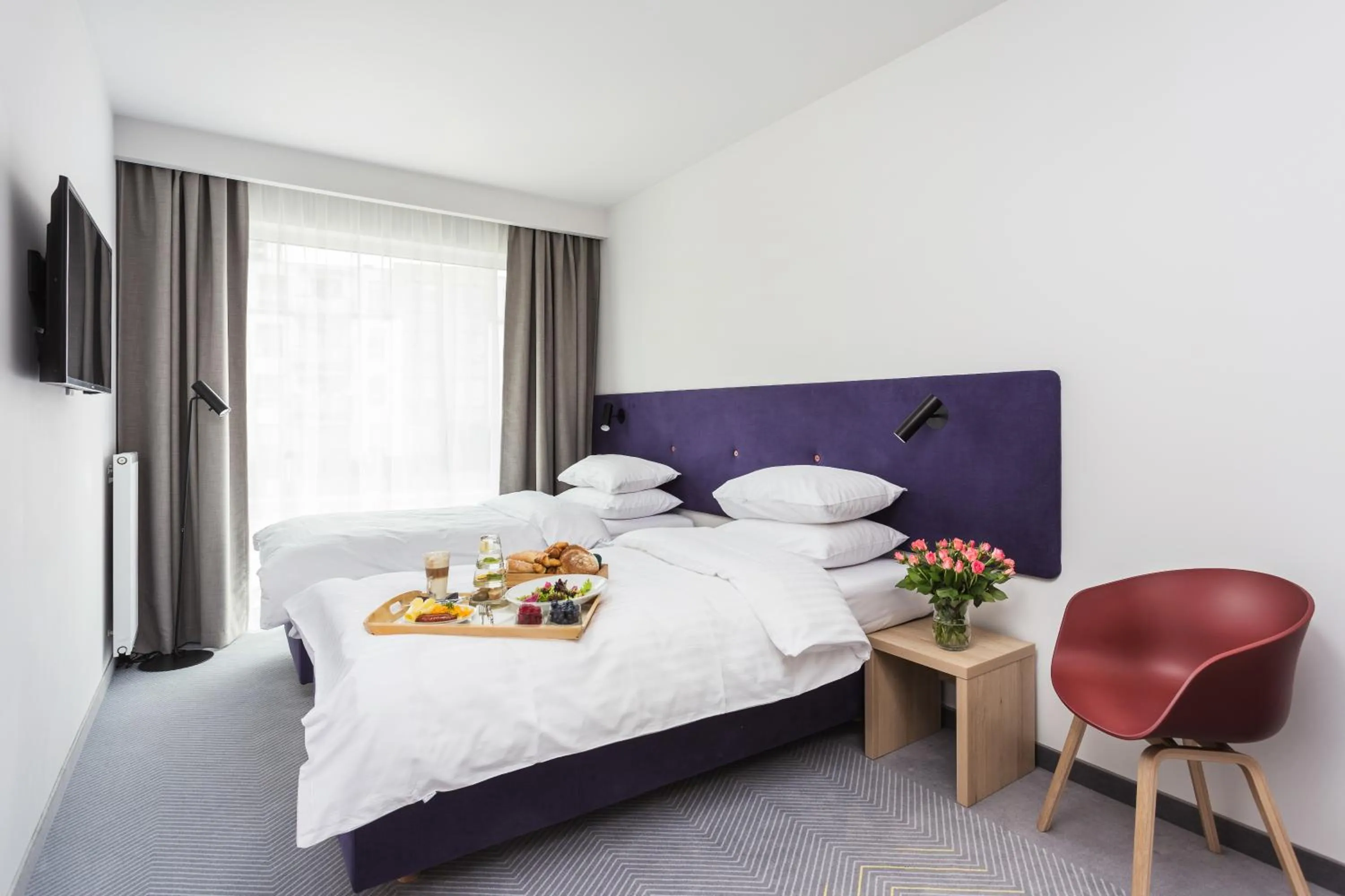 Bed in Platinum Hotel&Residence Wilanów