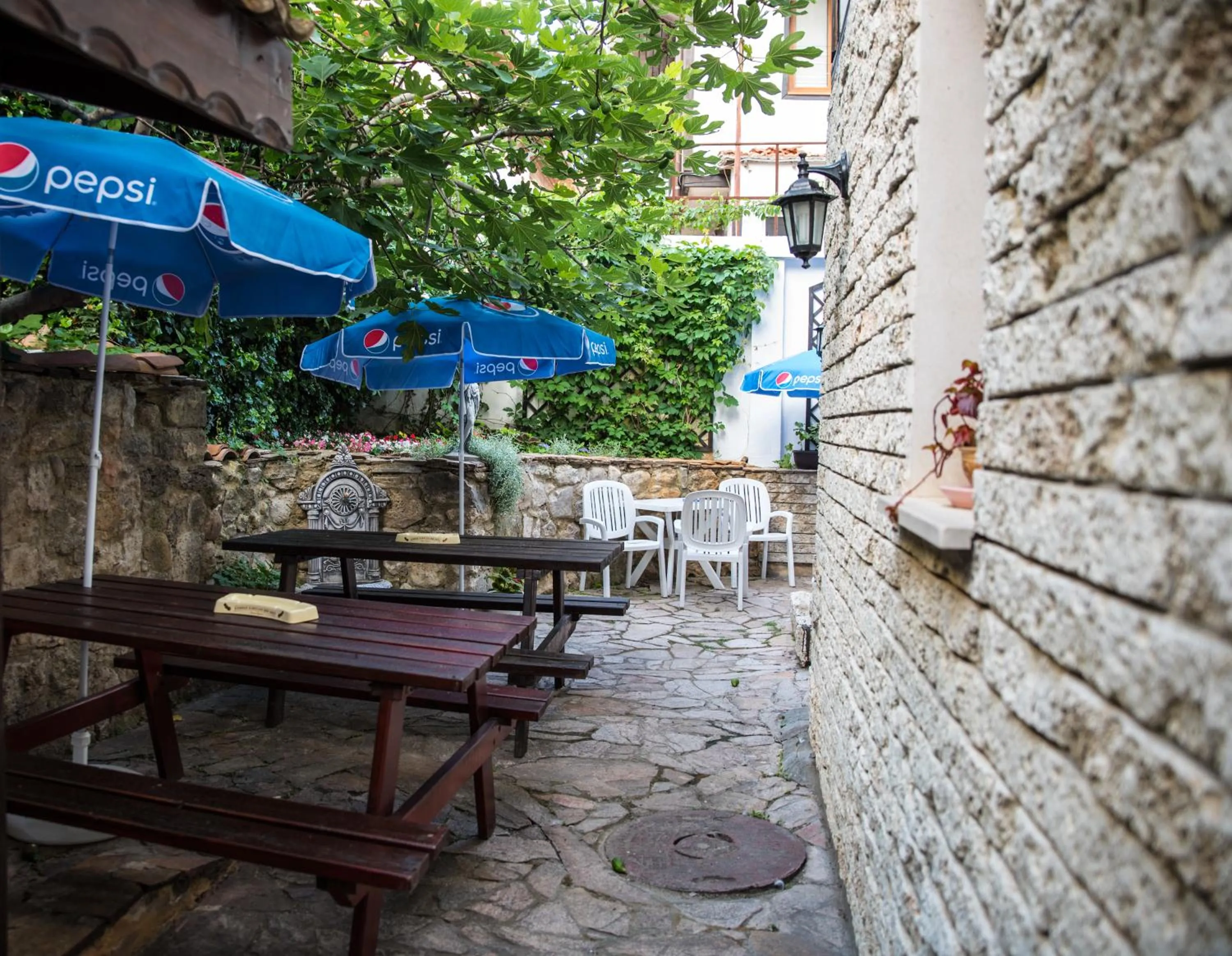 Garden in Victoria Hotel Nessebar