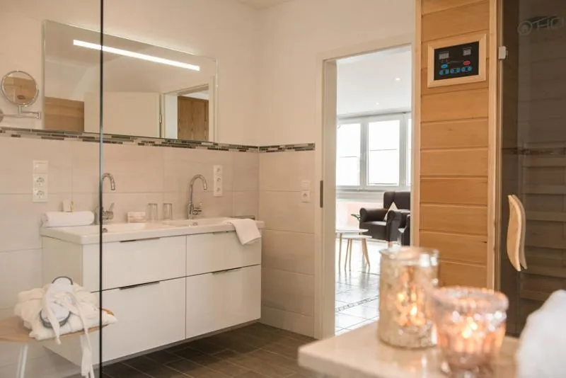 Shower in PIEPers Hotel Garni