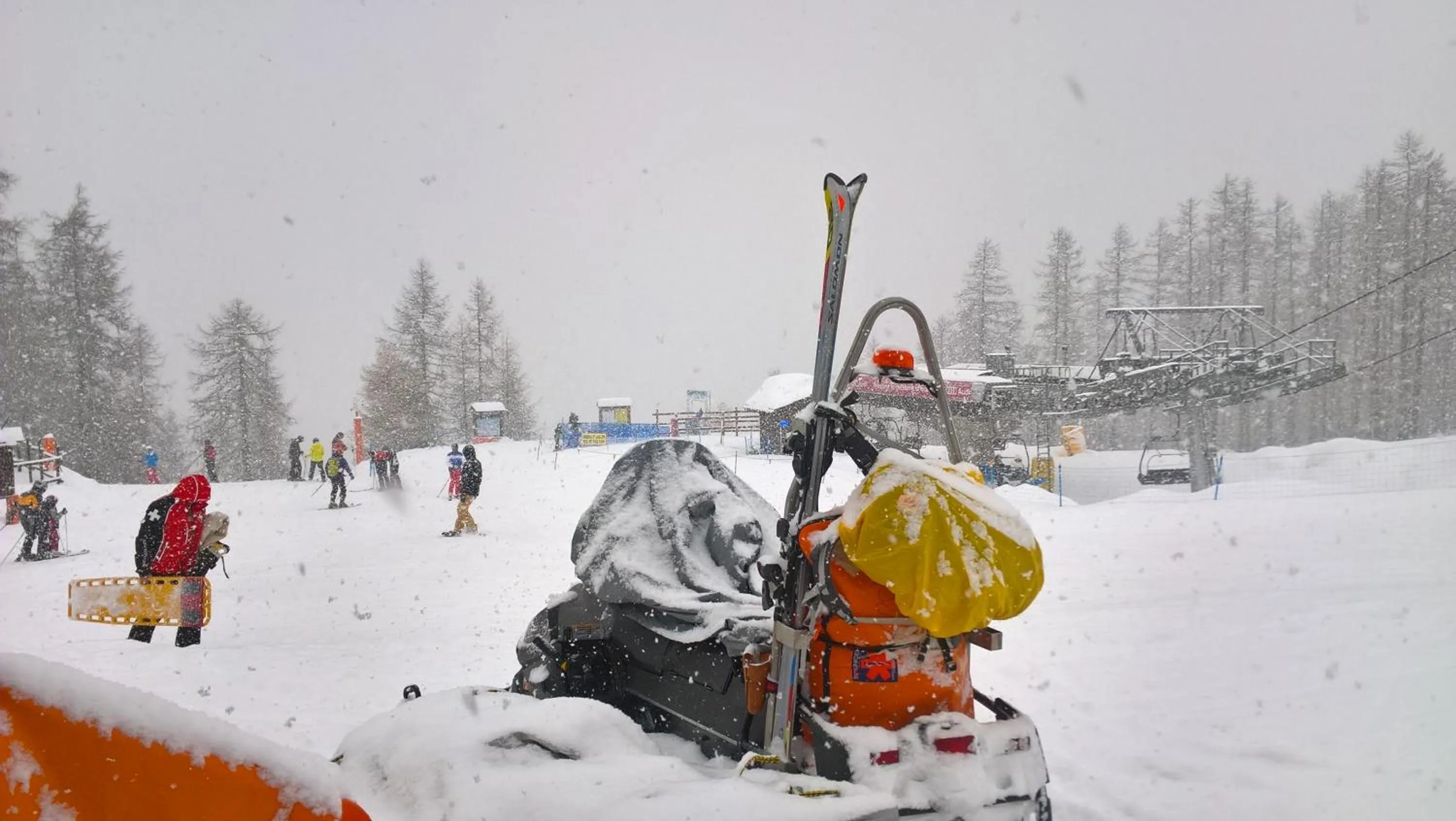 Skiing in B&B Rocciamelone