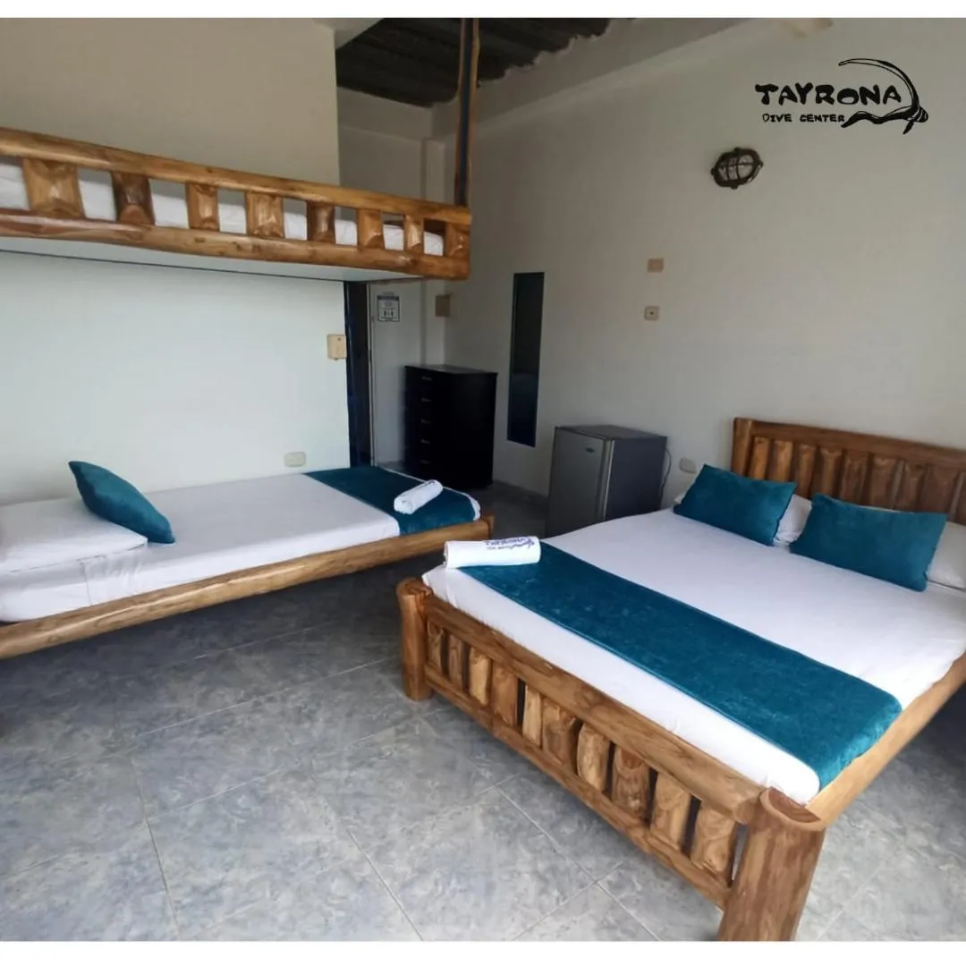 Bed in Tayrona Dive Center