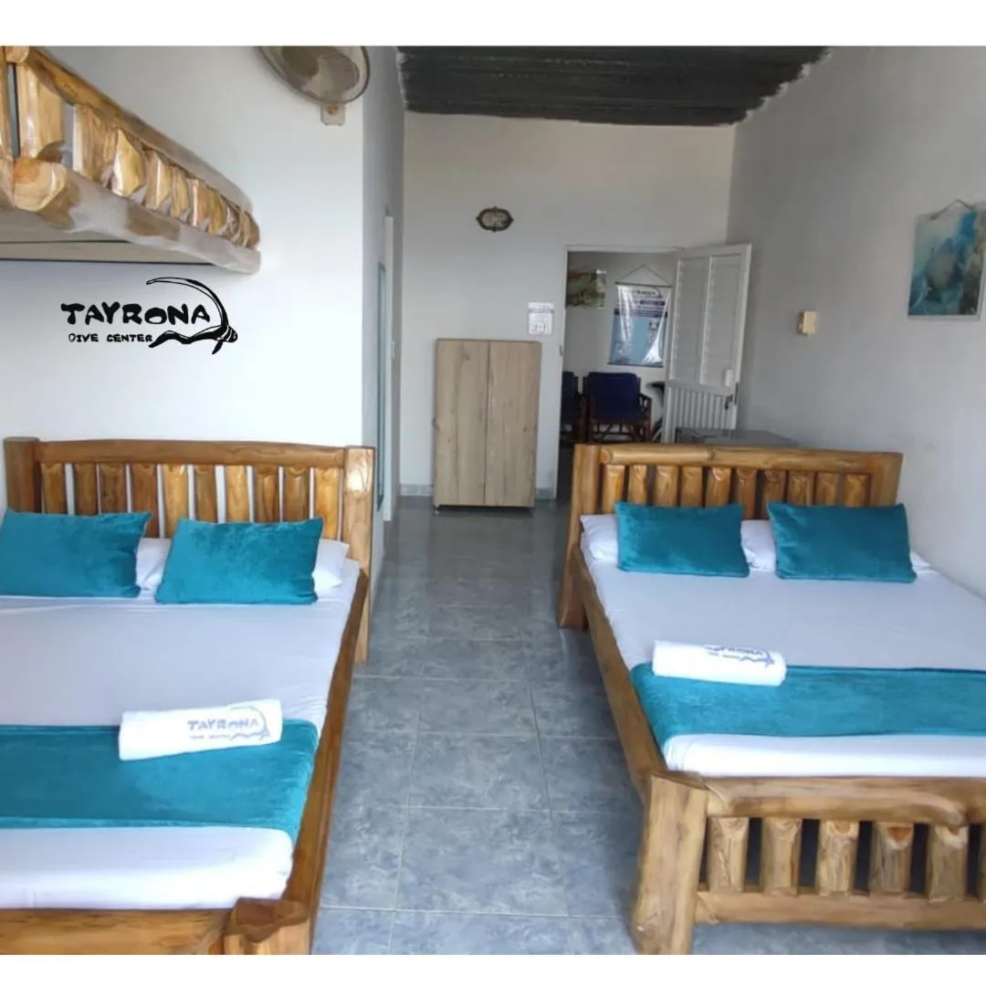 Bed in Tayrona Dive Center